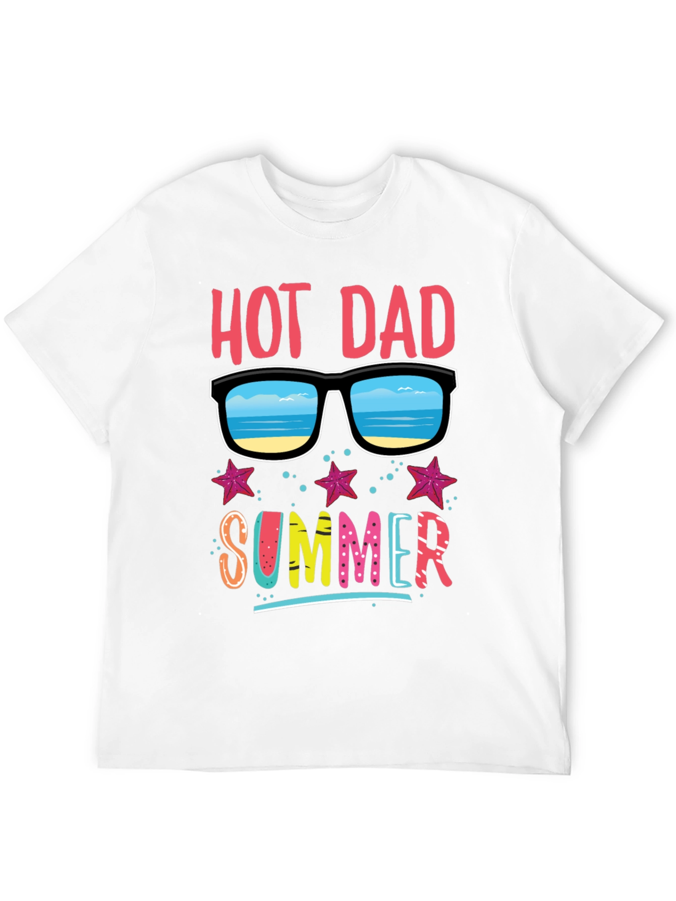 Hot Dad Summer Graphic T-Shirt