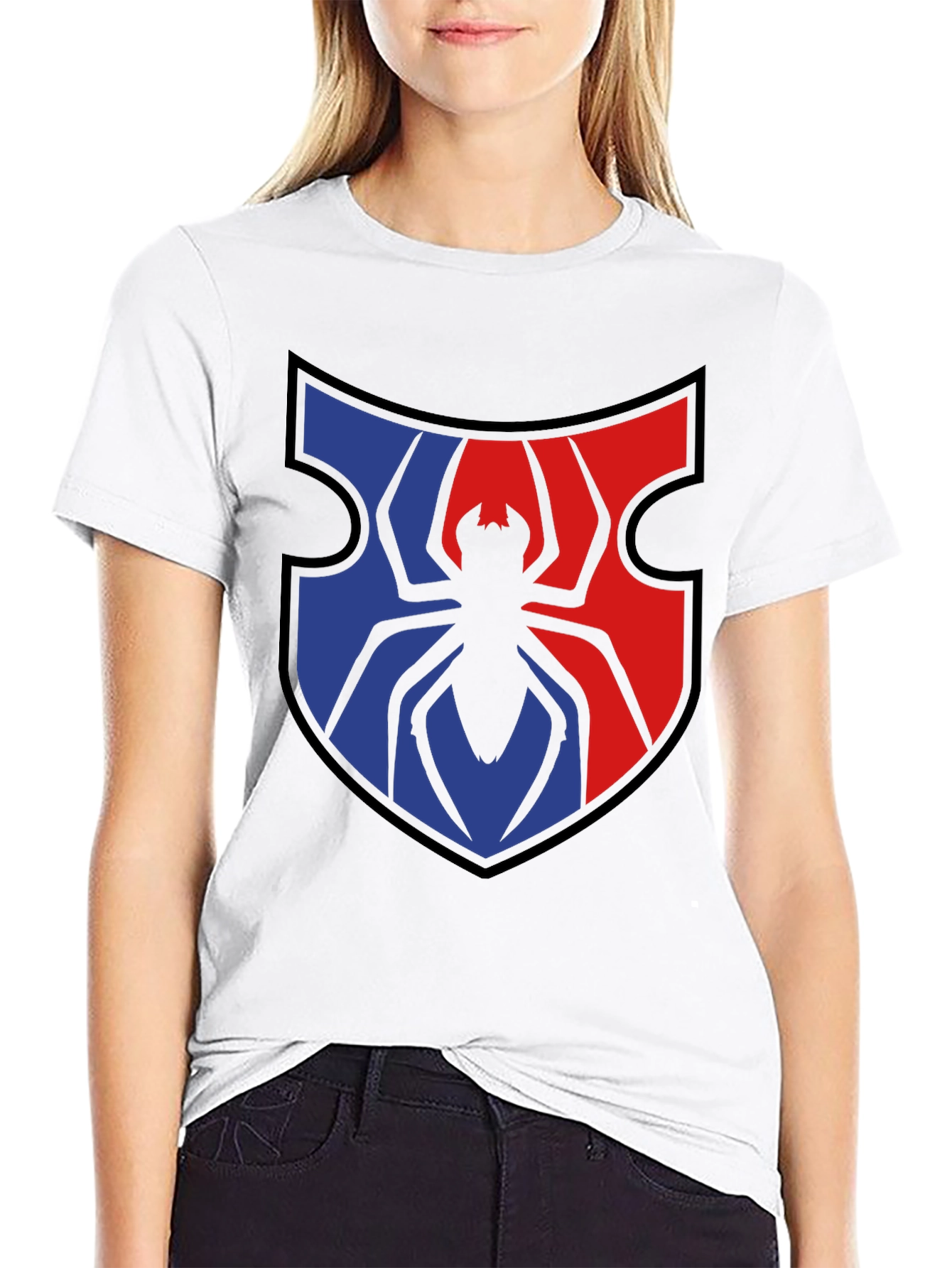 Spider Shield Graphic Tee - Black