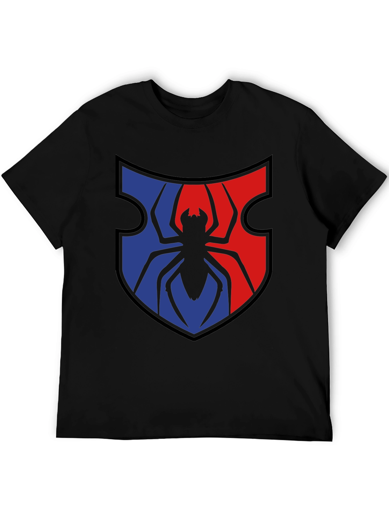 Spider Shield Graphic Tee - Black