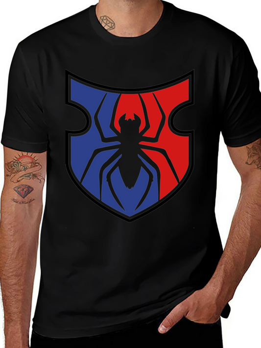 Spider Shield Graphic Tee - Black