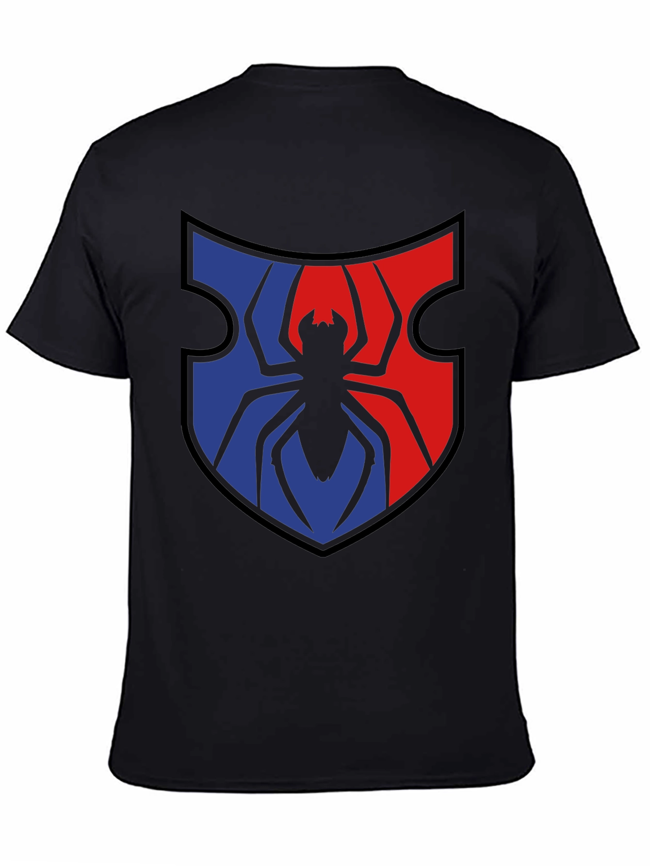 Spider Shield Graphic Tee - Black