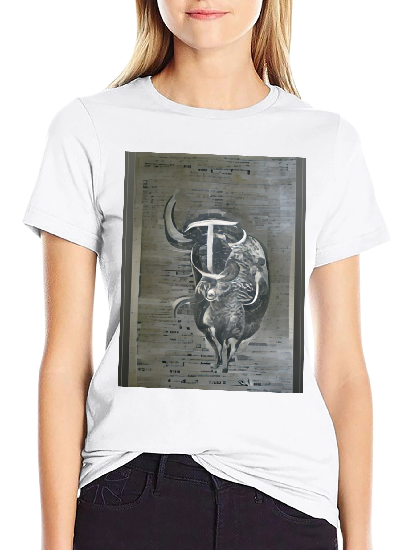 Bull Graphic Tee - Urban Style