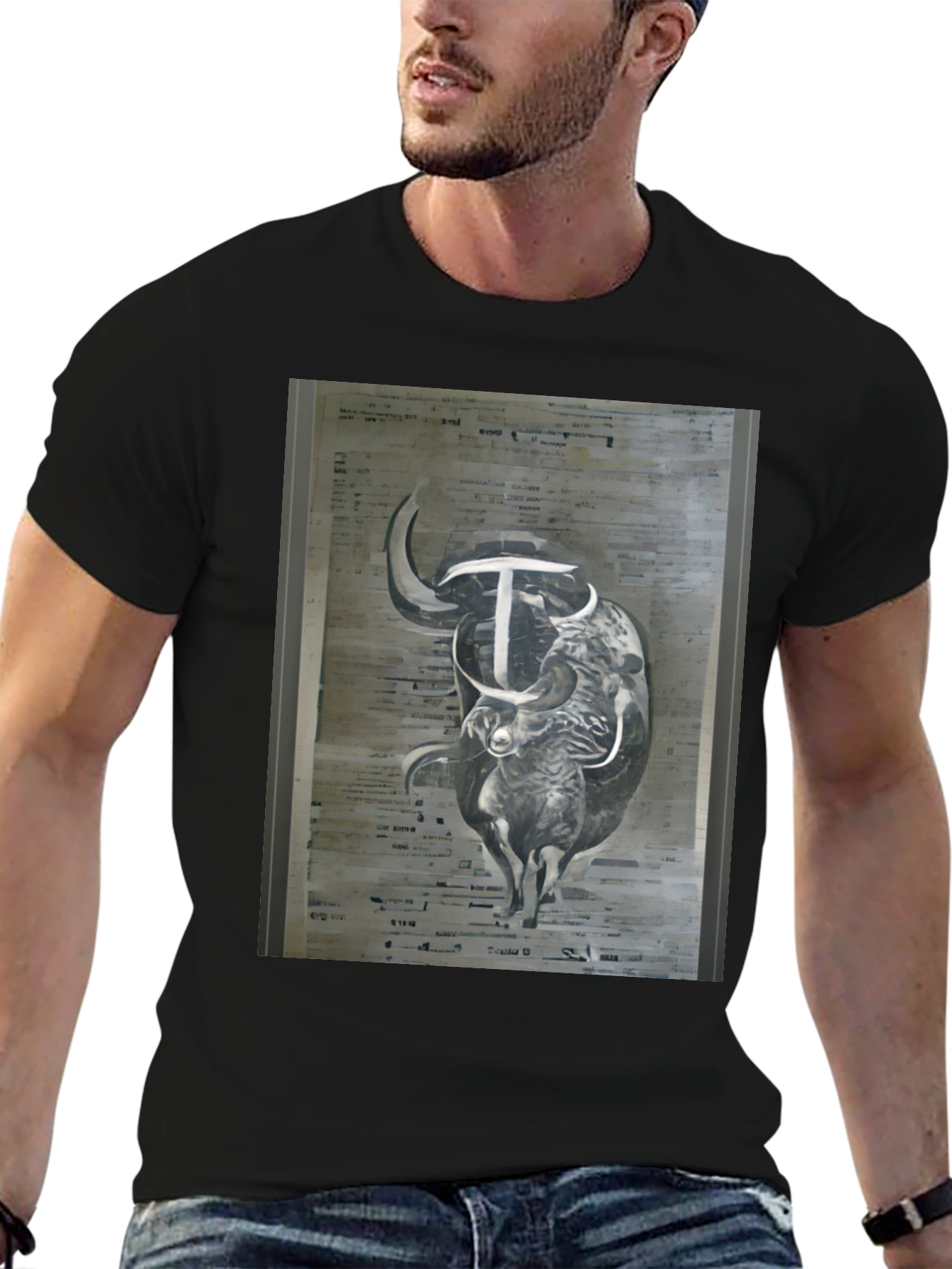 Bull Graphic Tee - Urban Style
