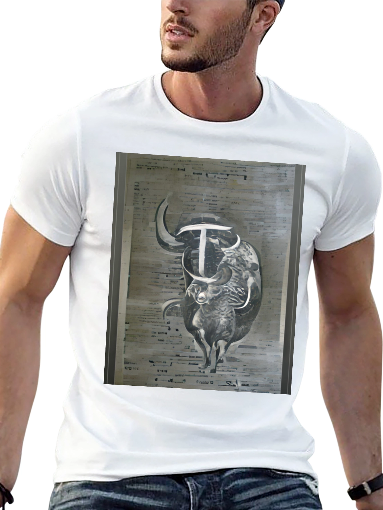 Bull Graphic Tee - Urban Style