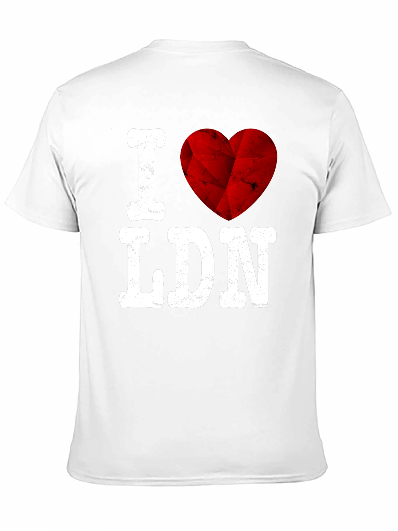 I Love LDN Graphic Tee - Trendy Black T-Shirt
