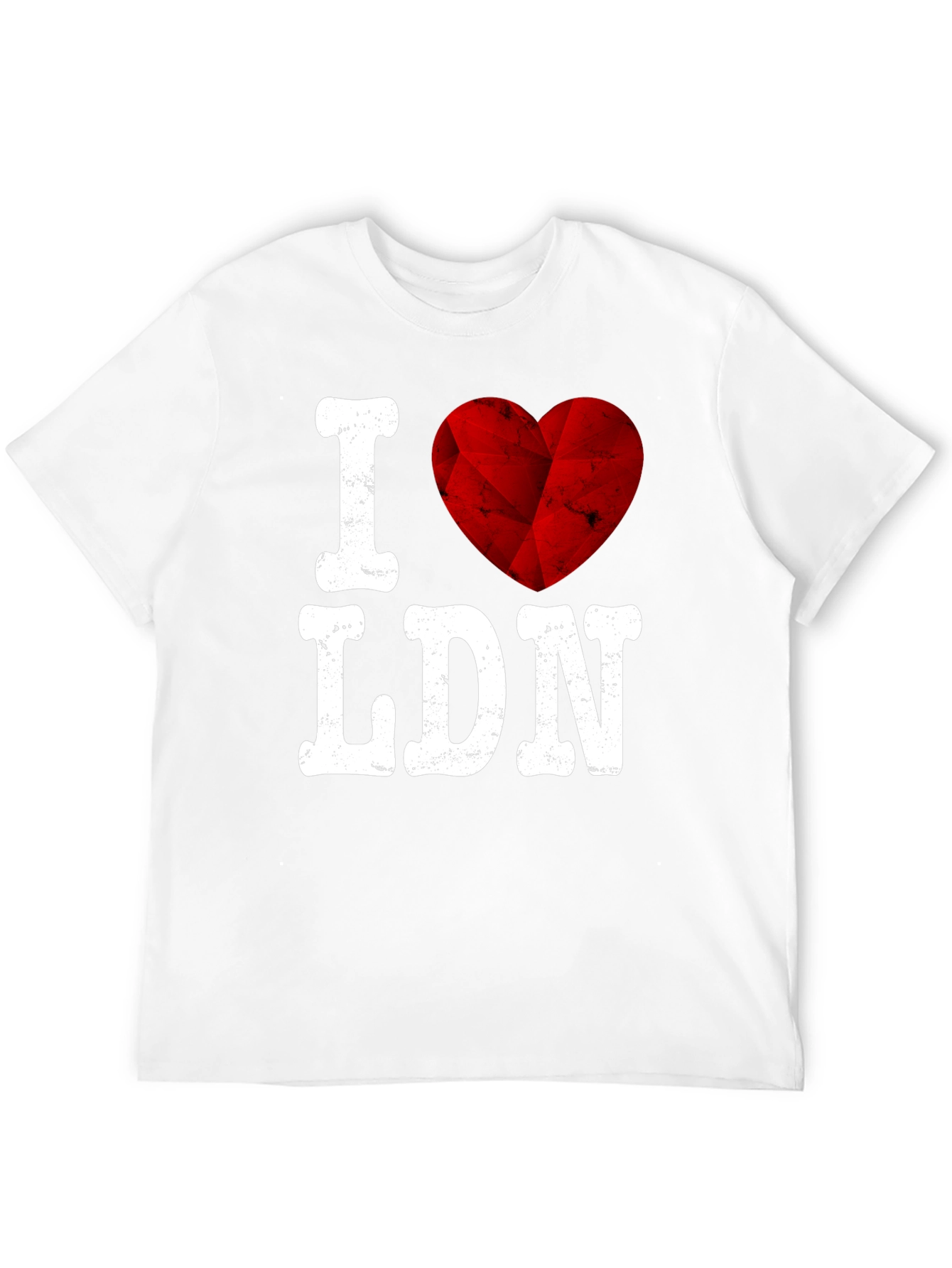 I Love LDN Graphic Tee - Trendy Black T-Shirt