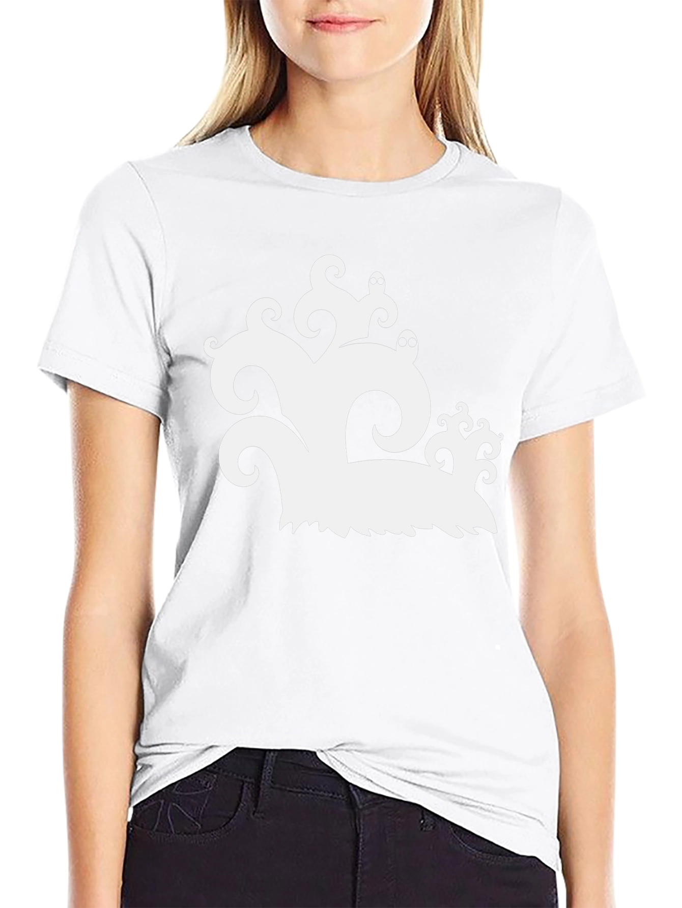 Ghostly Halloween T-Shirt - Black Cotton Tee