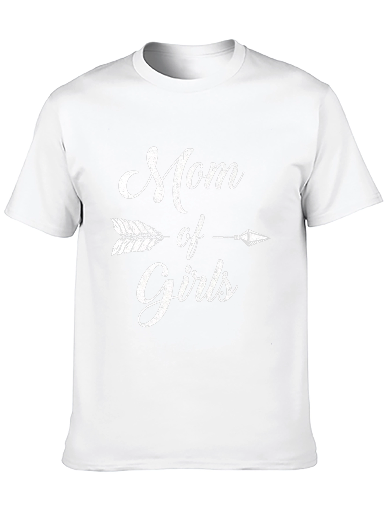 Mom of Girls Arrow Graphic T-Shirt