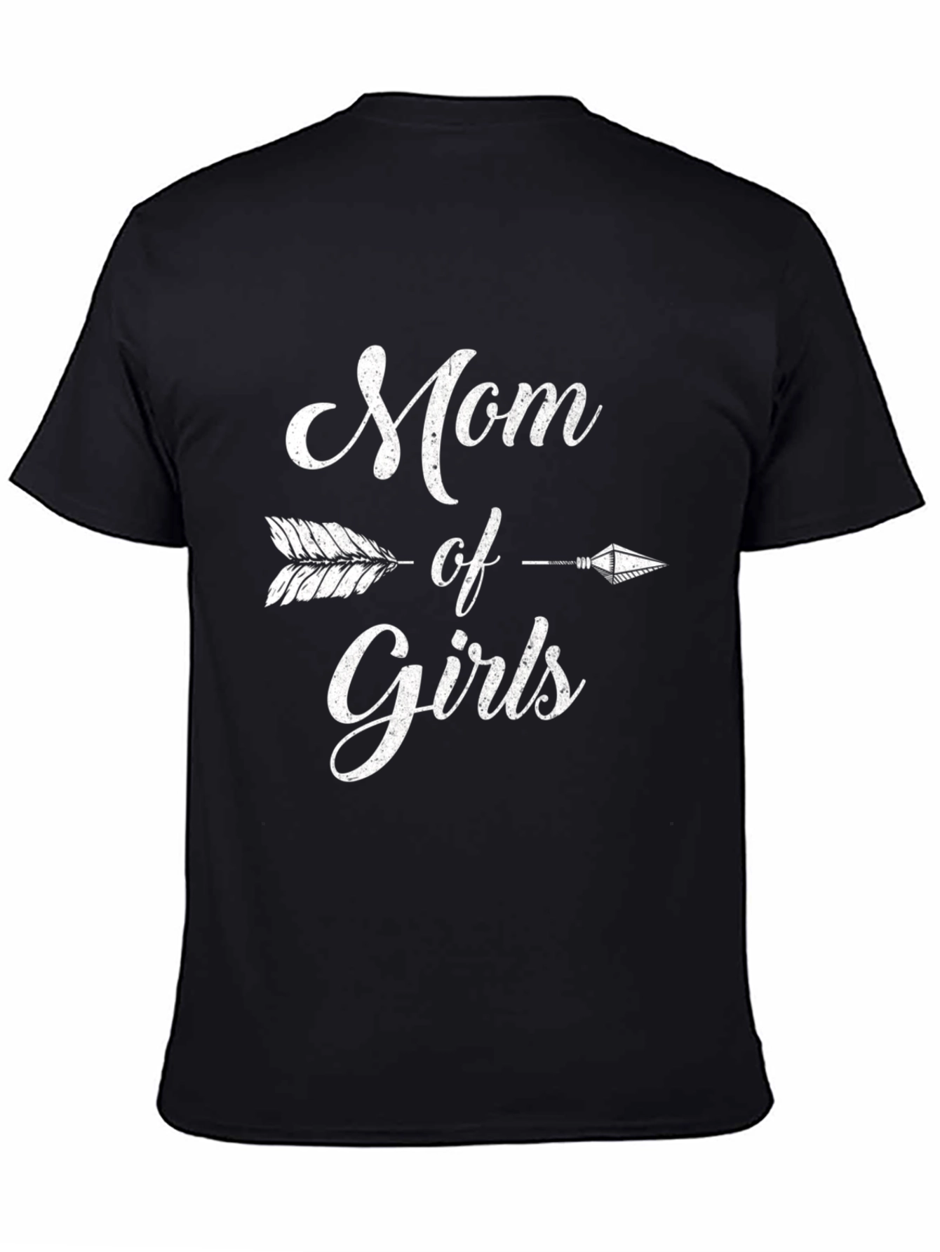 Mom of Girls Arrow Graphic T-Shirt