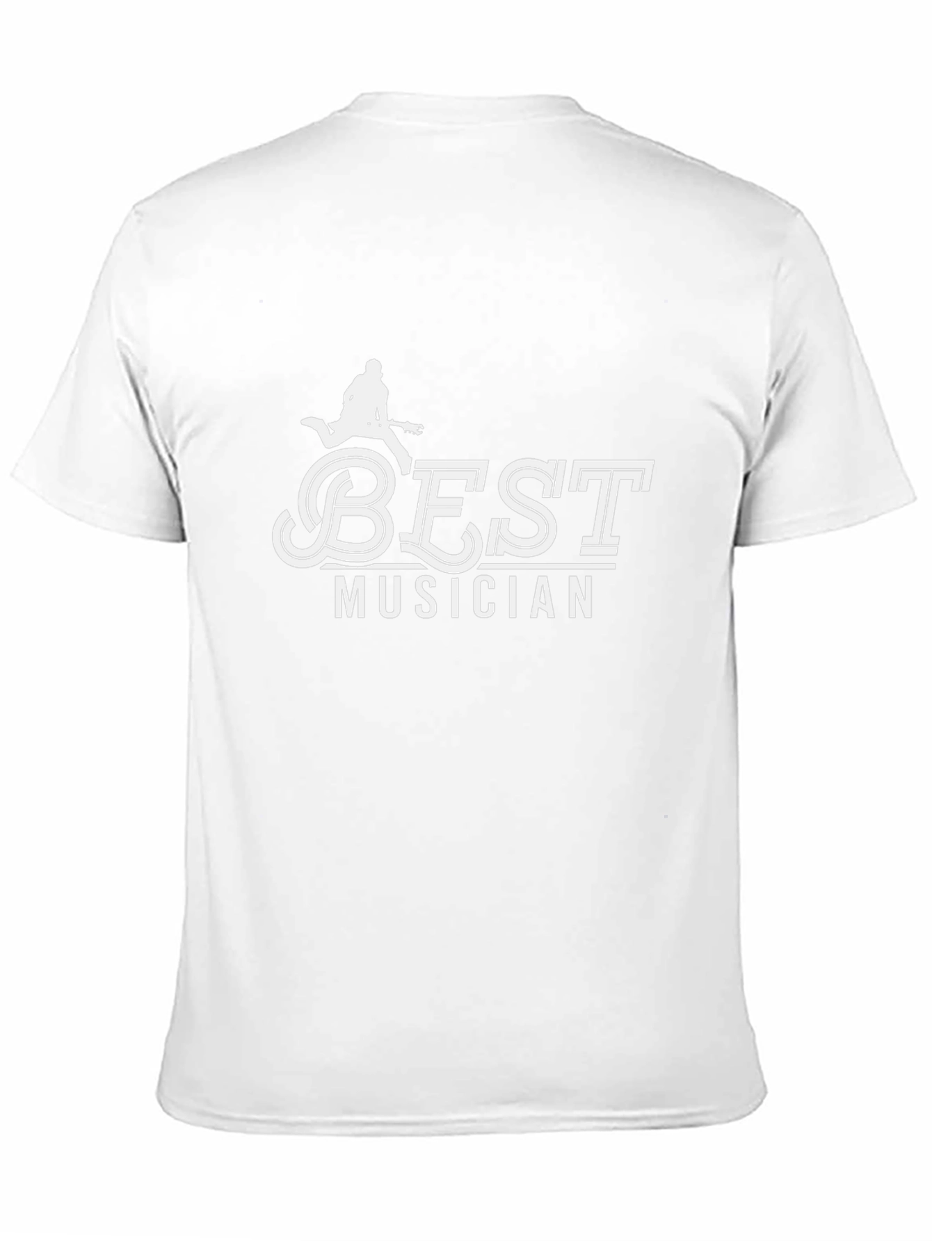 Best Musician Graphic Tee - Black Cotton T-Shirt