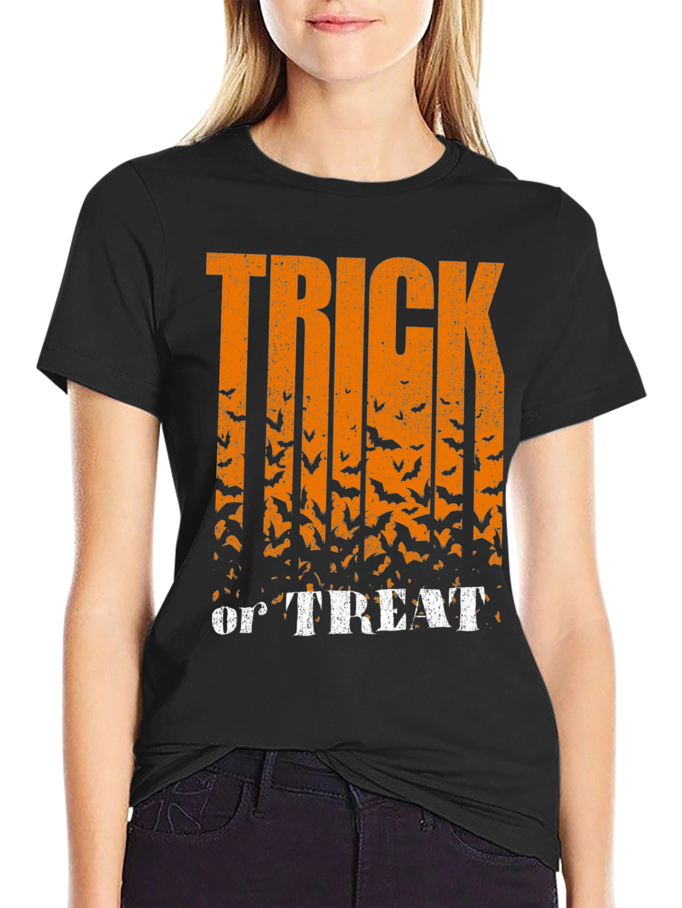 Halloween Trick or Treat Bat T-Shirt