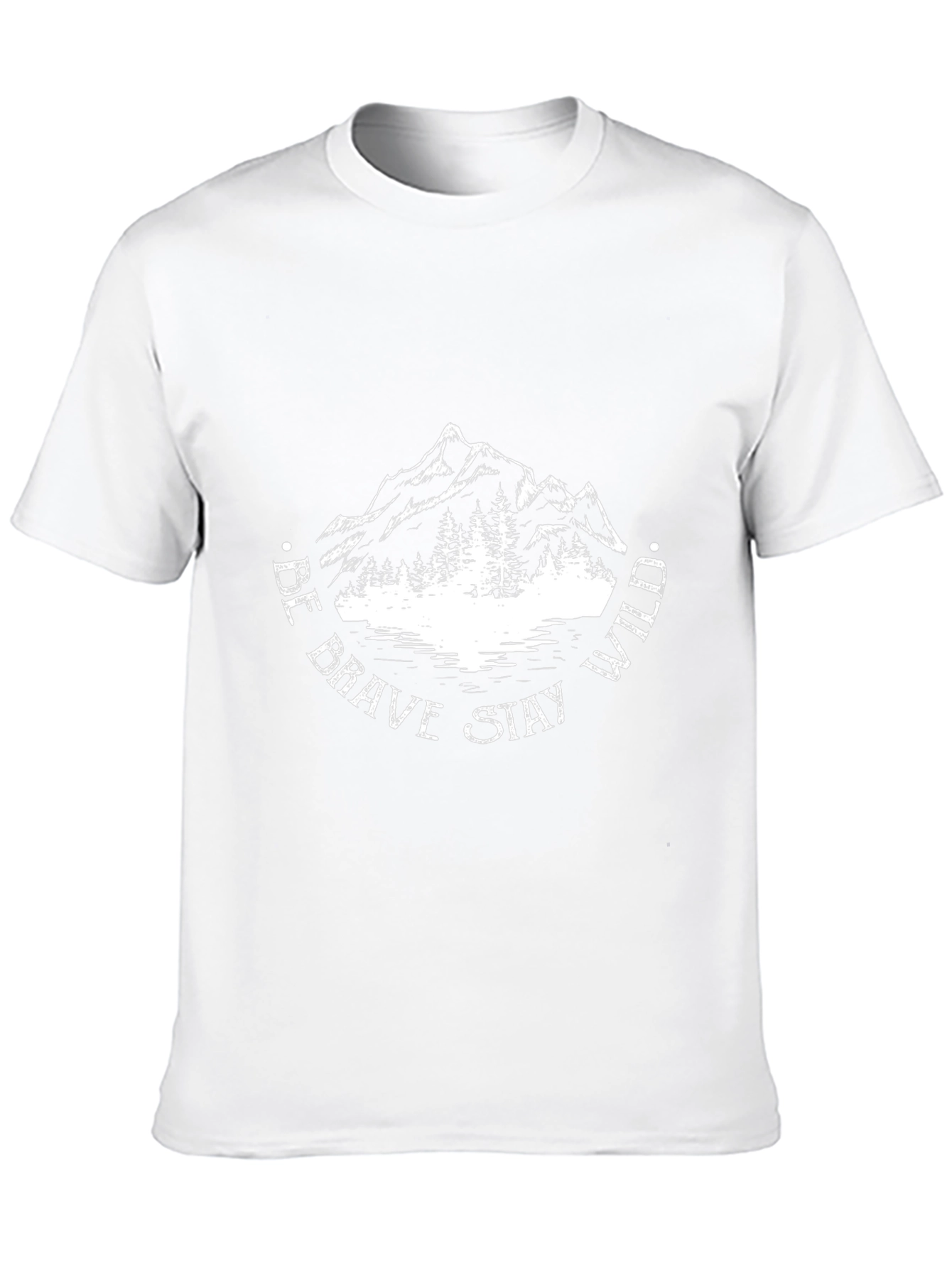 Be Brave Stay Wild Graphic T-Shirt