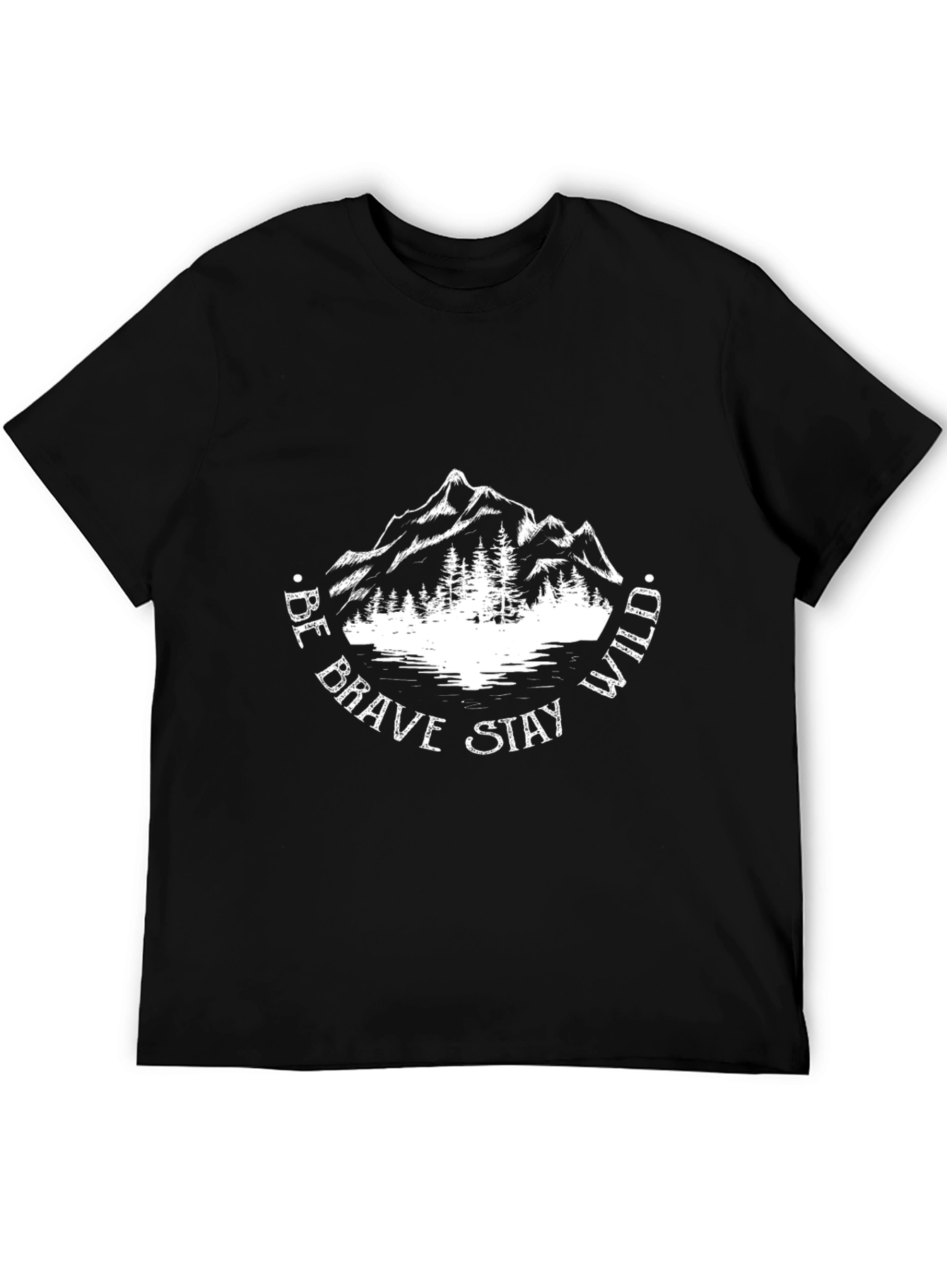 Be Brave Stay Wild Graphic T-Shirt