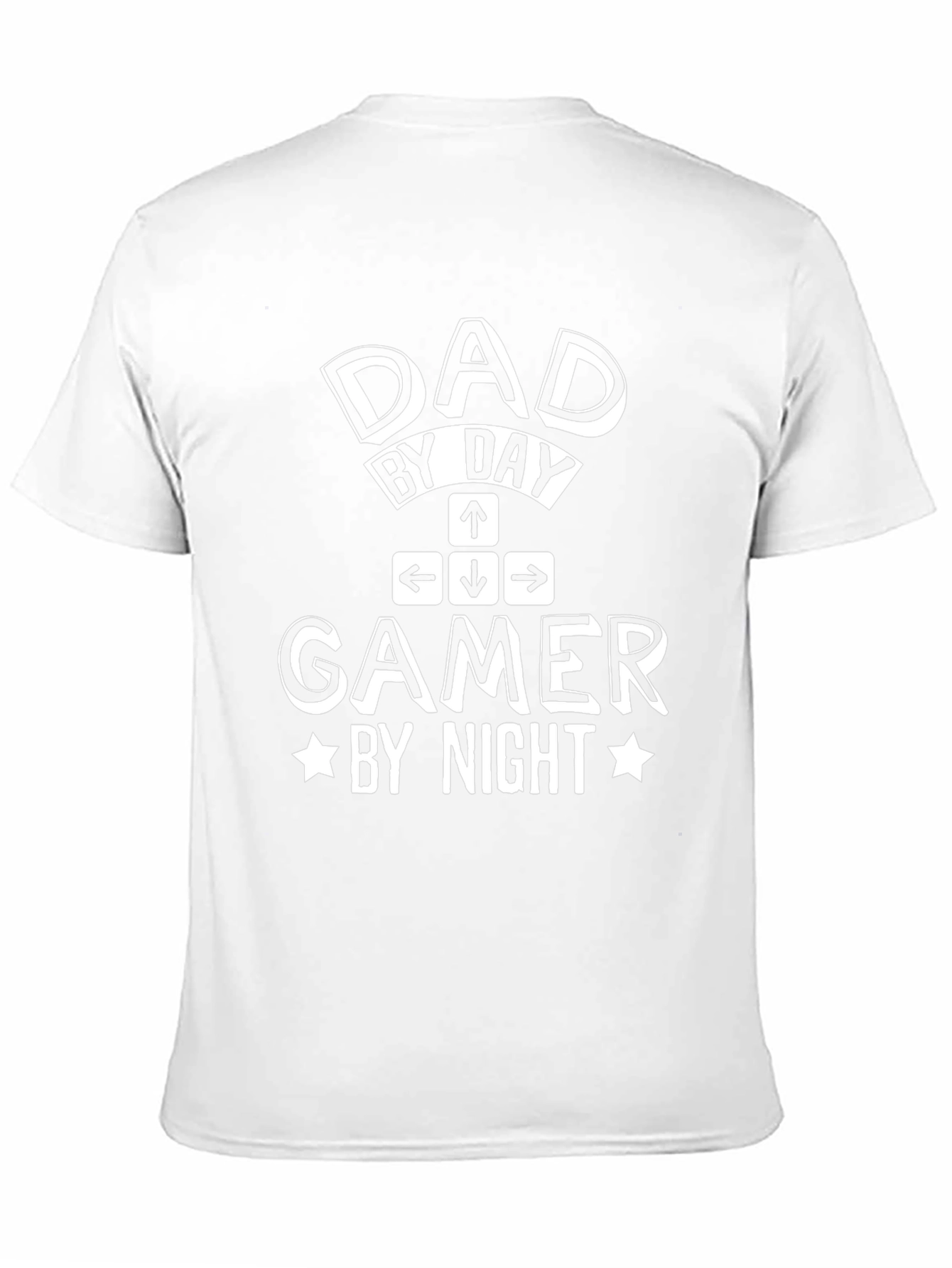 Dad By Day Gamer By Night Black T-Shirt
