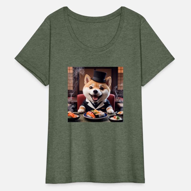 A adorable Shiba Inu s head