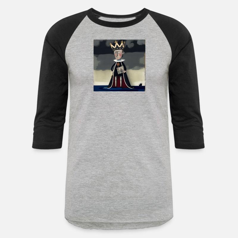 A man wearing a crown and holding a book