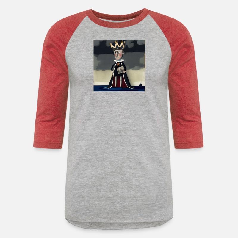 A man wearing a crown and holding a book