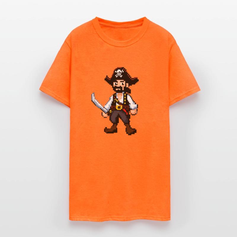 A pixel art of a Pirate