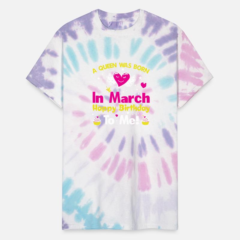 A Queen Was Born In March Happy Birthday To Me