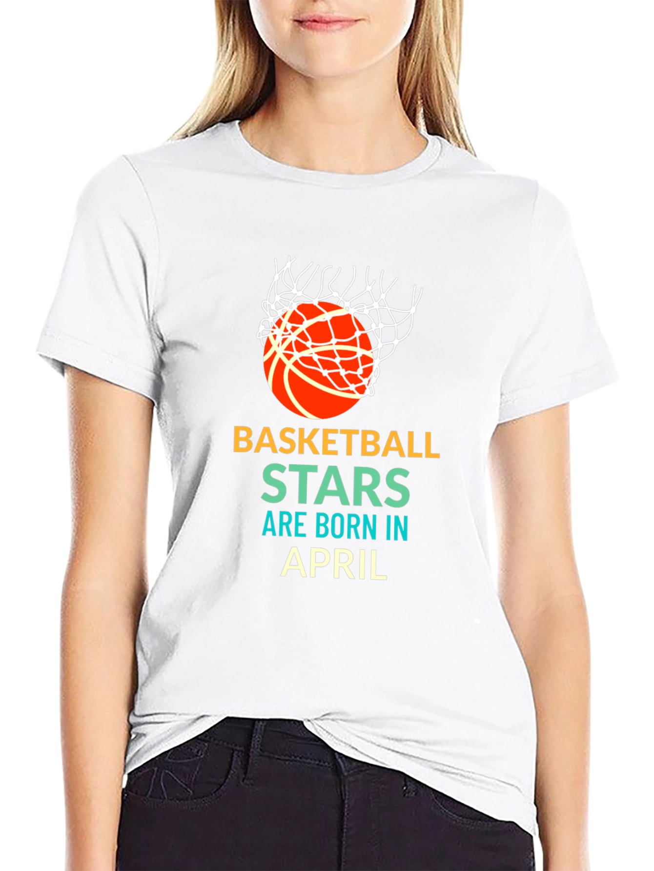 Basketball Stars Born in April T-Shirt