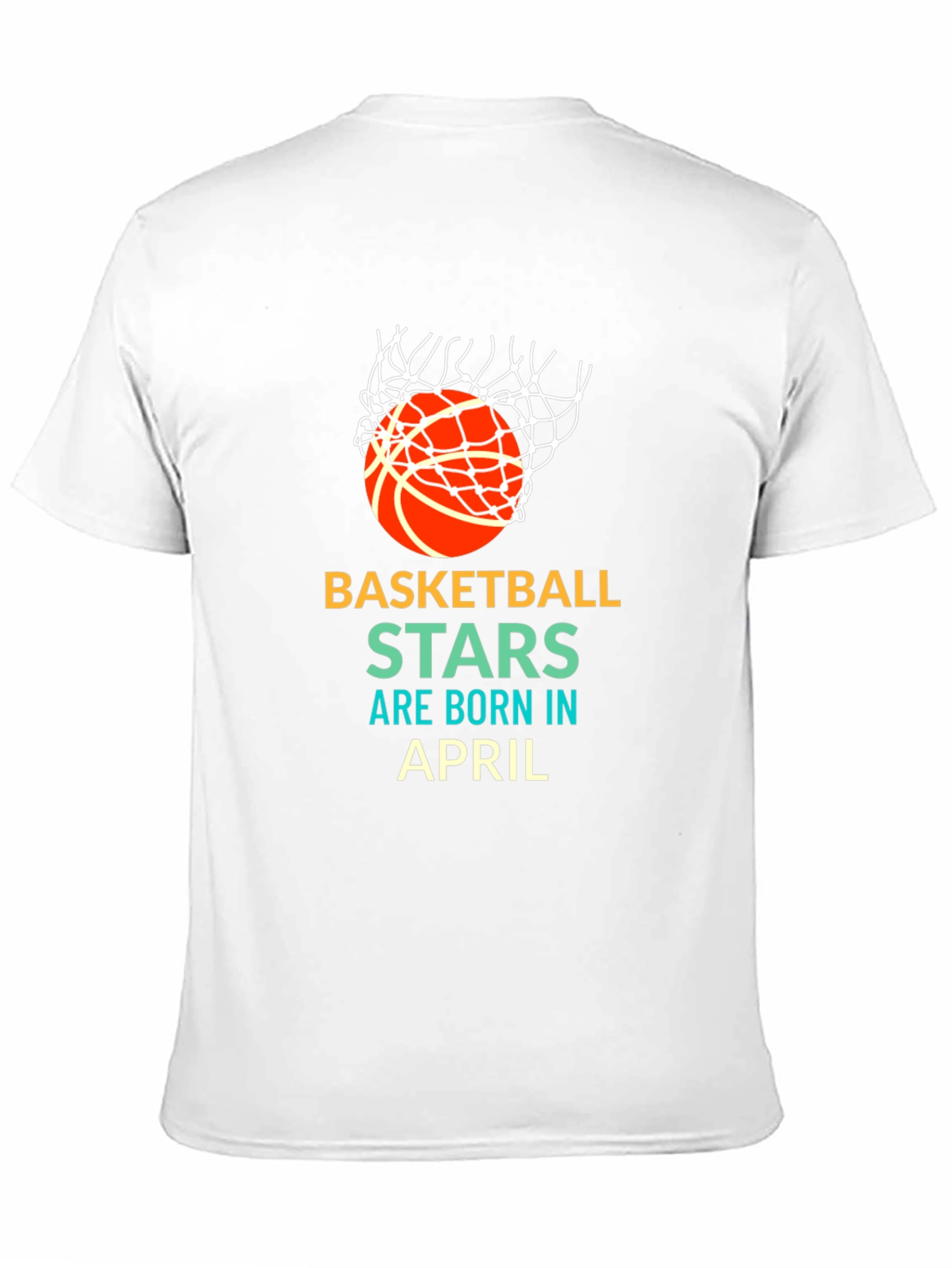 Basketball Stars Born in April T-Shirt