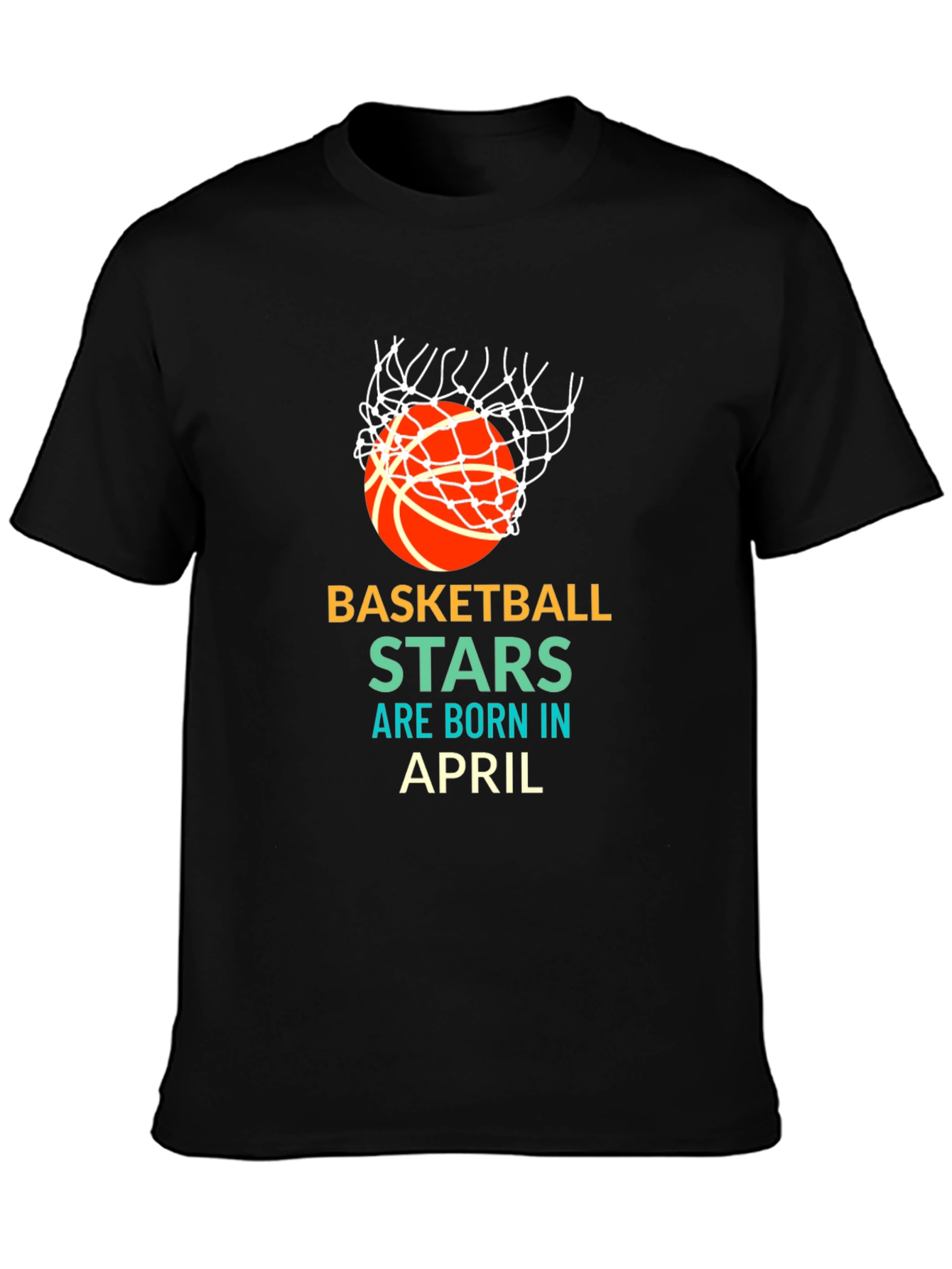 Basketball Stars Born in April T-Shirt