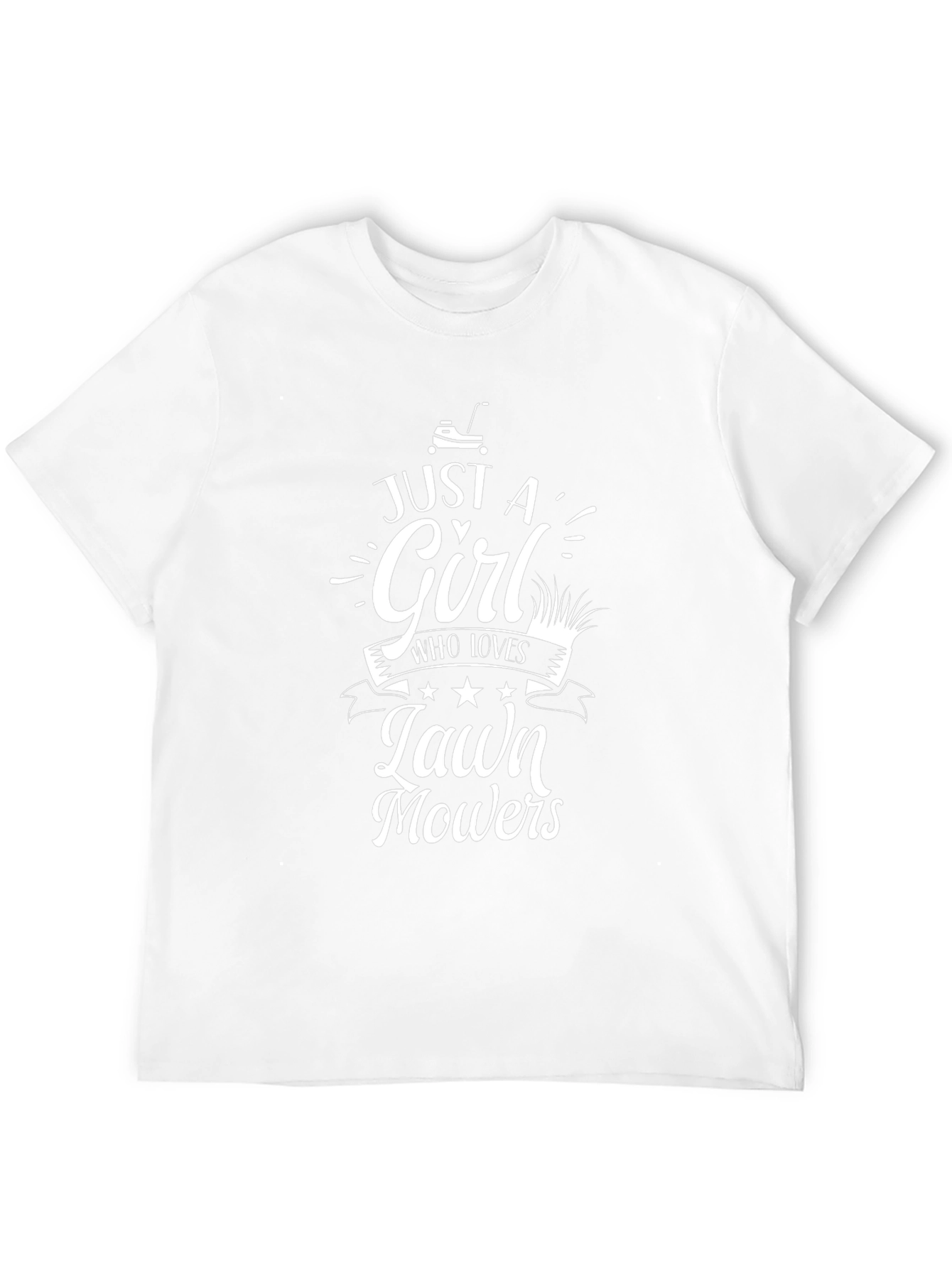 Just a Girl Who Loves Lawn Mowers T-Shirt