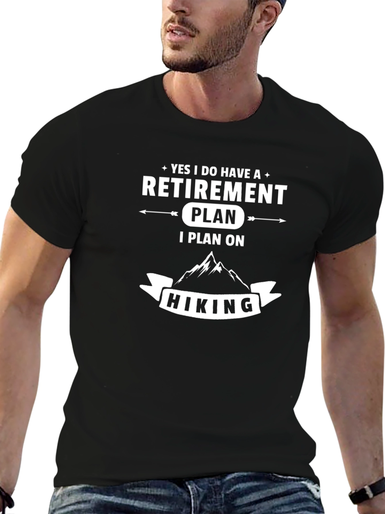 Retirement Plan Hiking Graphic Tee