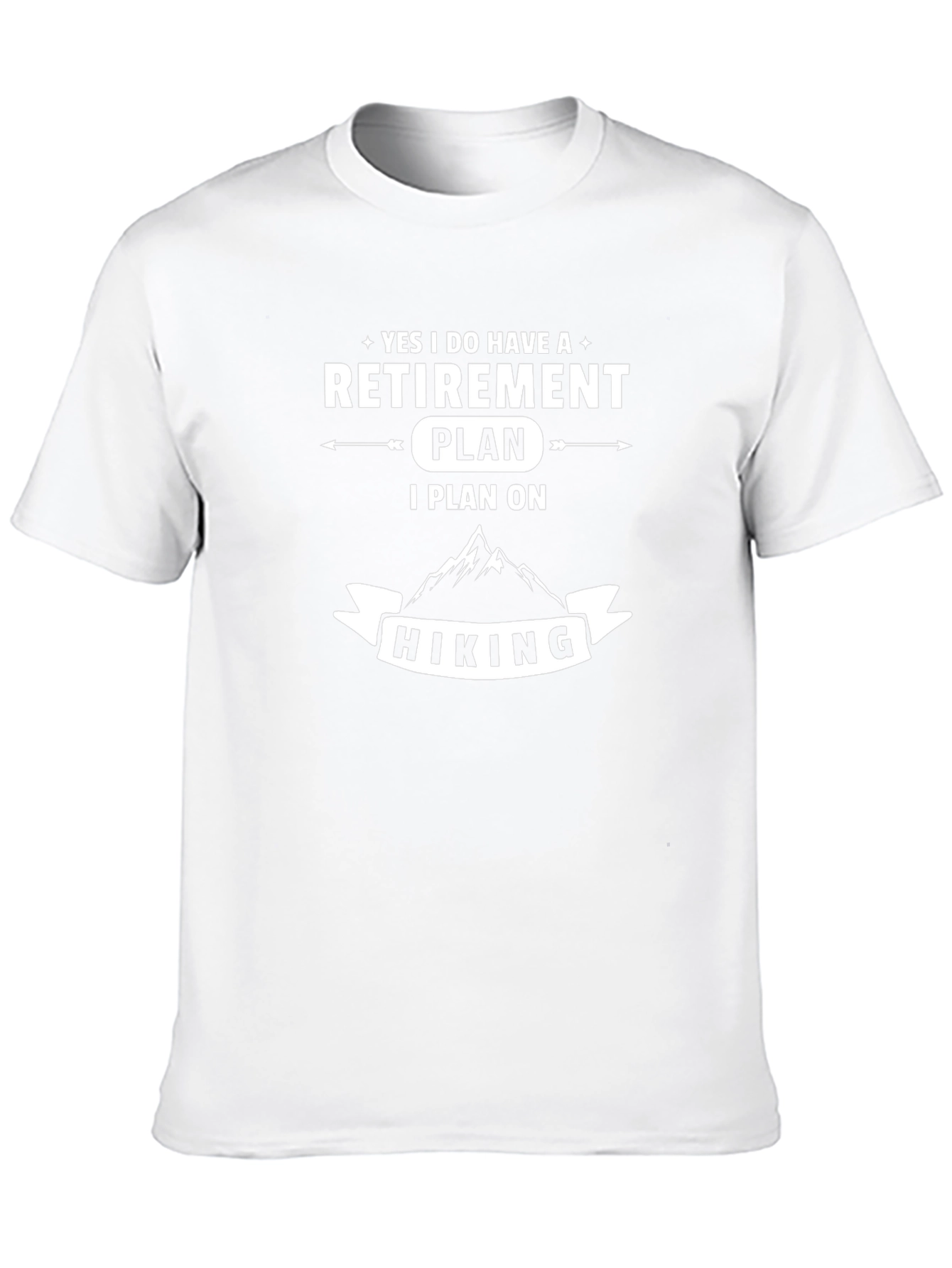 Retirement Plan Hiking Graphic Tee