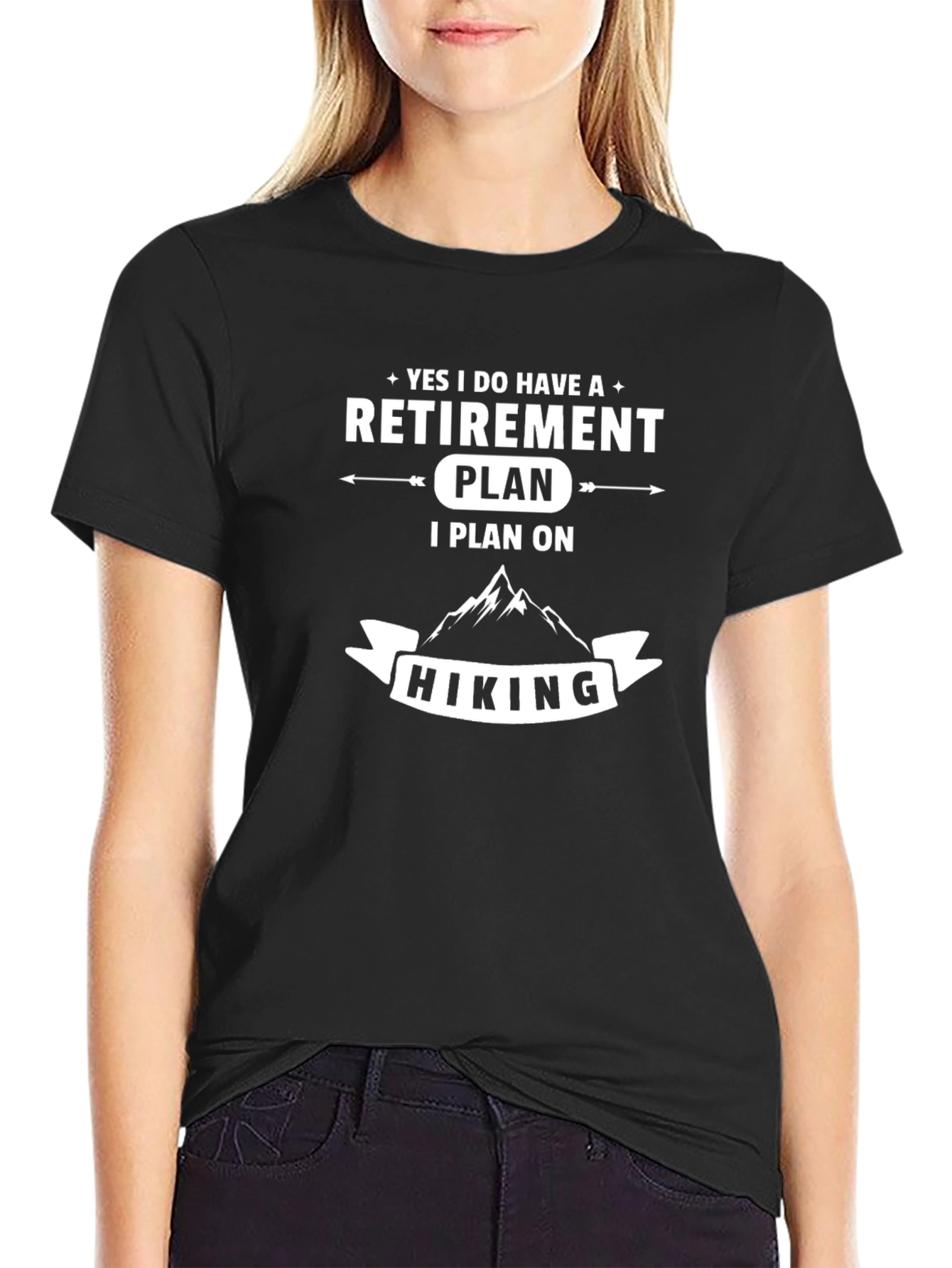 Retirement Plan Hiking Graphic Tee
