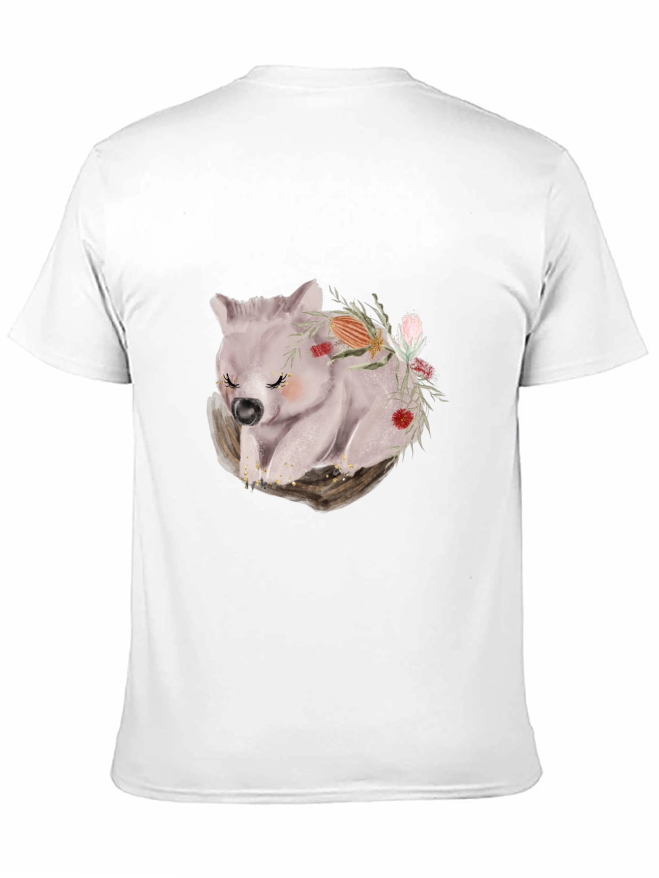 Wombat Floral T-Shirt - Soft & Stylish Tee