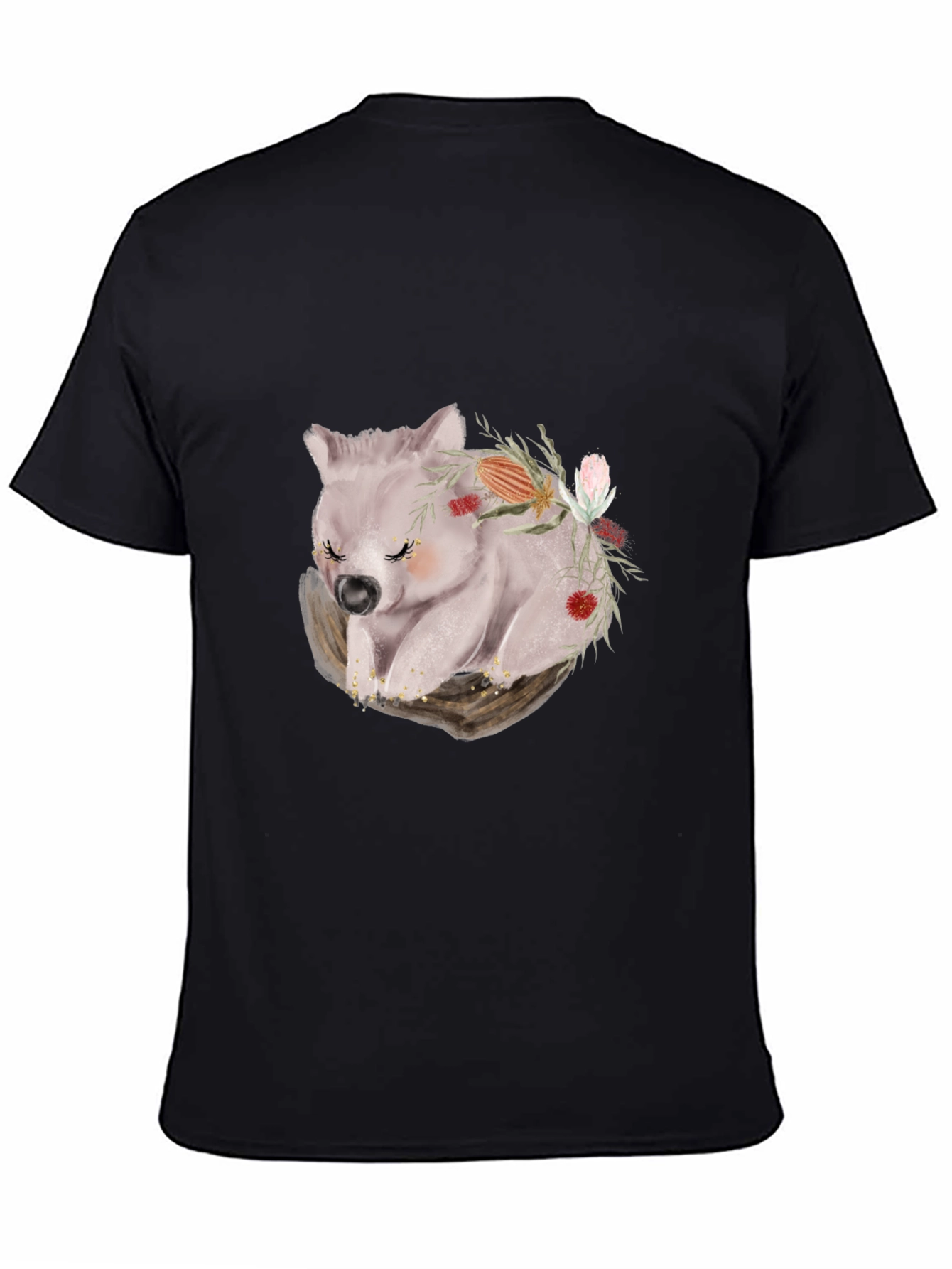 Wombat Floral T-Shirt - Soft & Stylish Tee