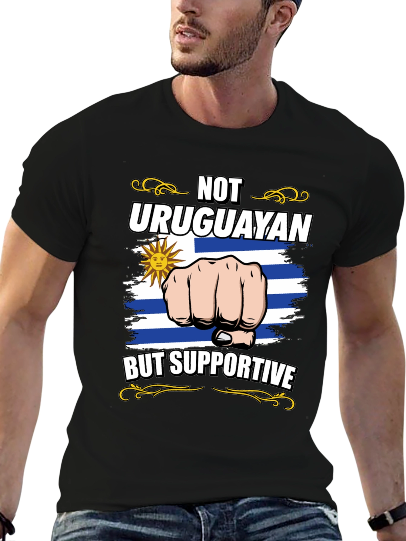 Uruguay Supporter Graphic Tee