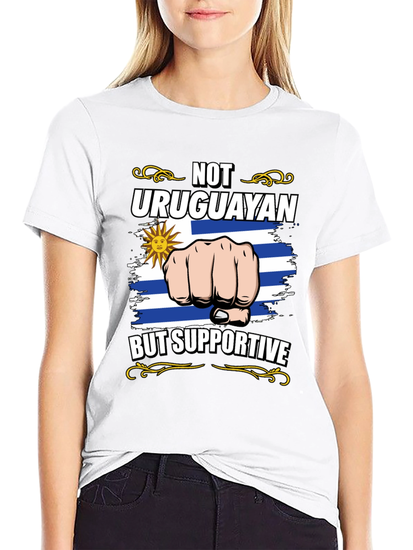 Uruguay Supporter Graphic Tee