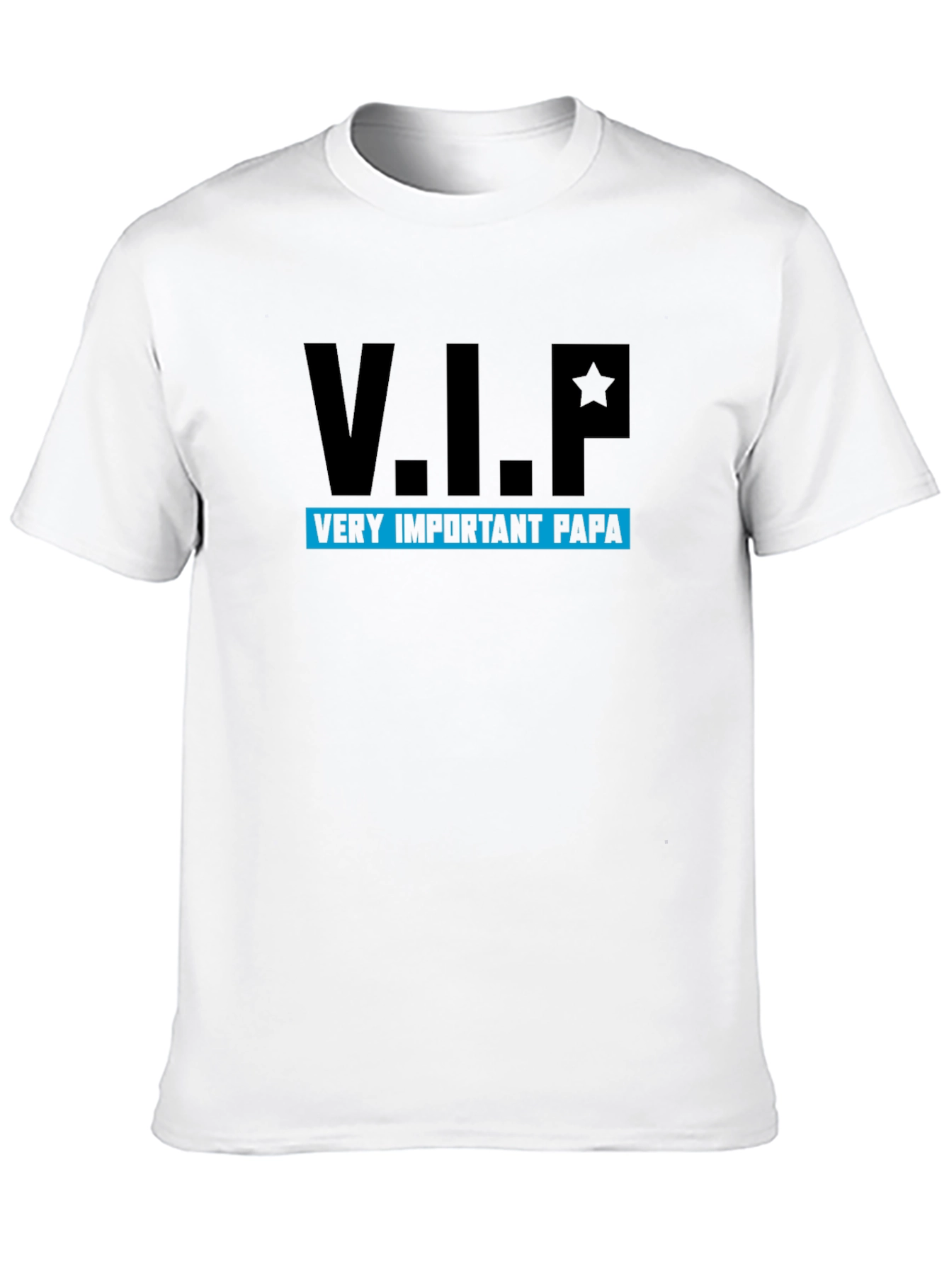 V.I.P. Very Important Papa Black T-Shirt