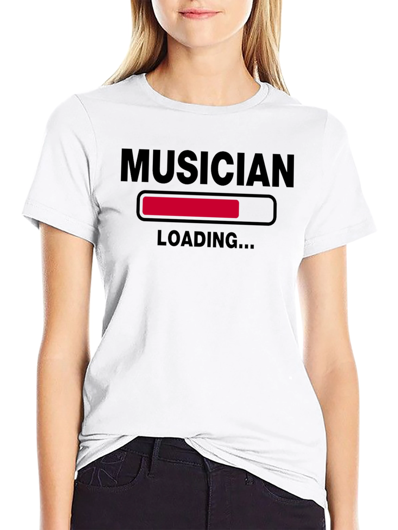 Musician Loading Funny Graphic T-Shirt