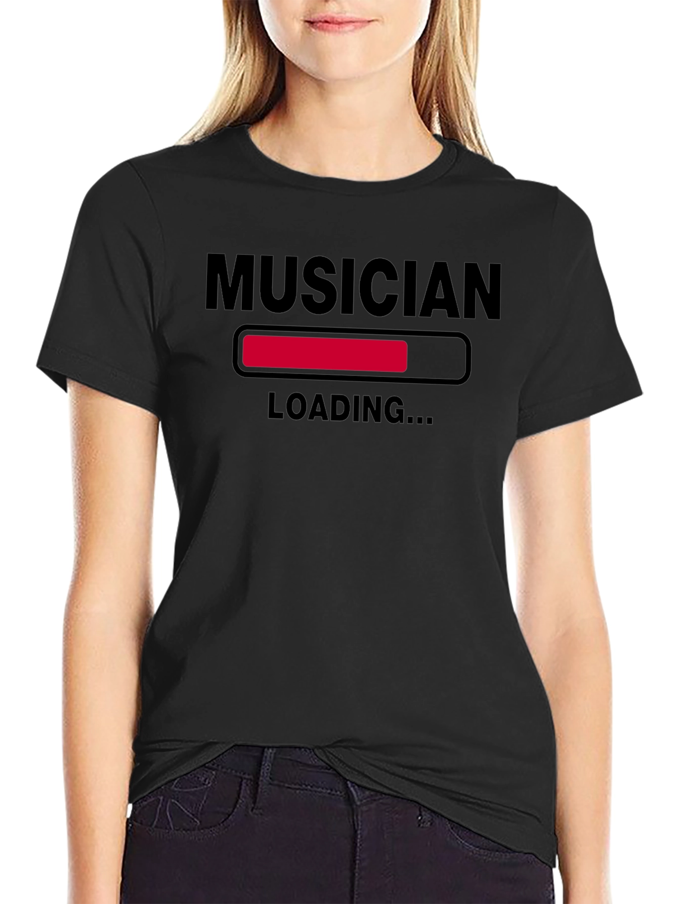 Musician Loading Funny Graphic T-Shirt
