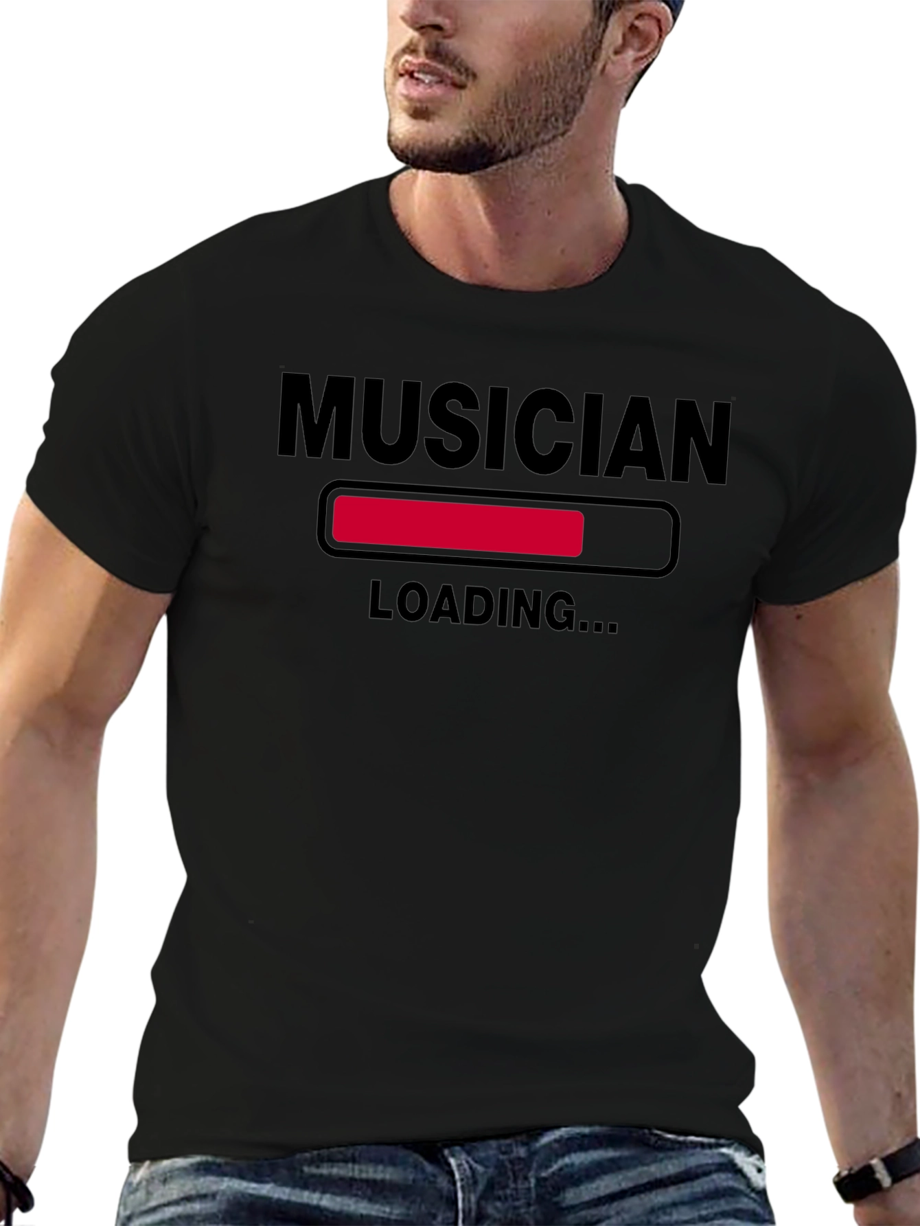 Musician Loading Funny Graphic T-Shirt