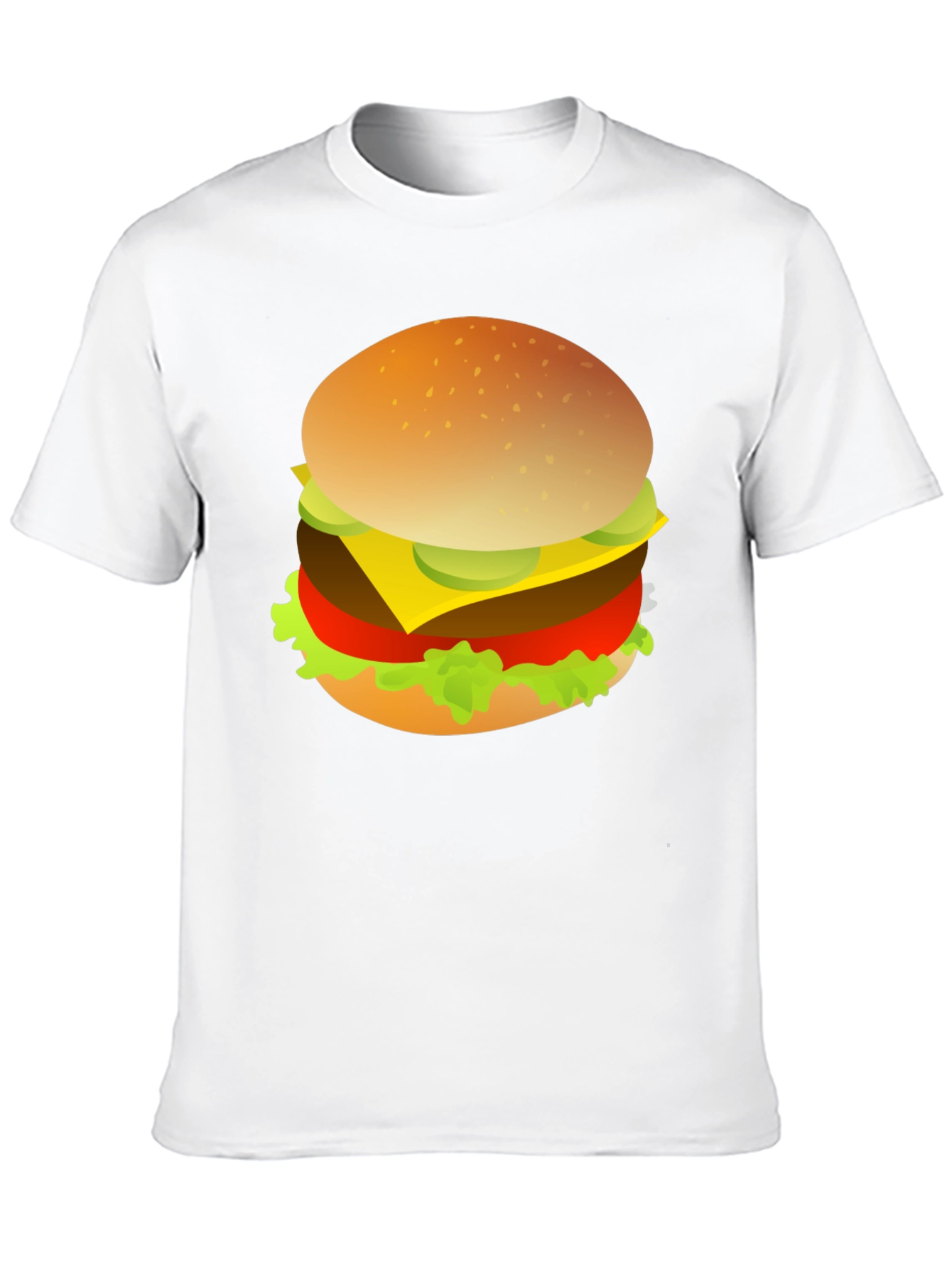 Hamburger Graphic Tee - Food Lovers T-Shirt