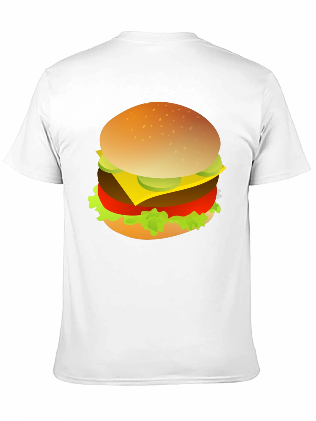 Hamburger Graphic Tee - Food Lovers T-Shirt