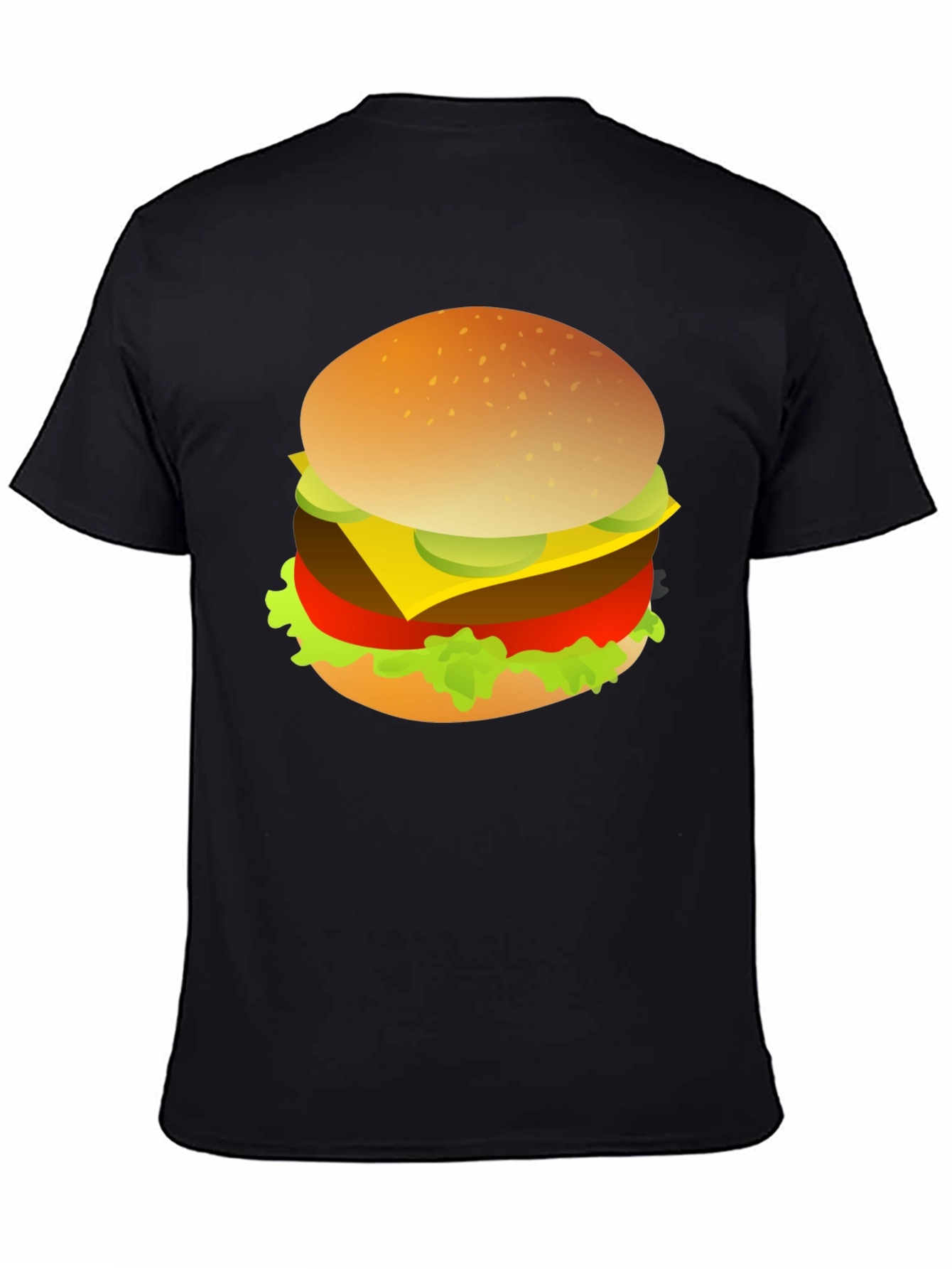 Hamburger Graphic Tee - Food Lovers T-Shirt