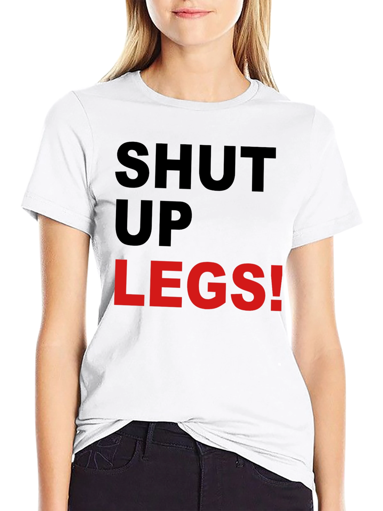 Shut Up Legs! Graphic Tee - Fitness Motivation Shirt