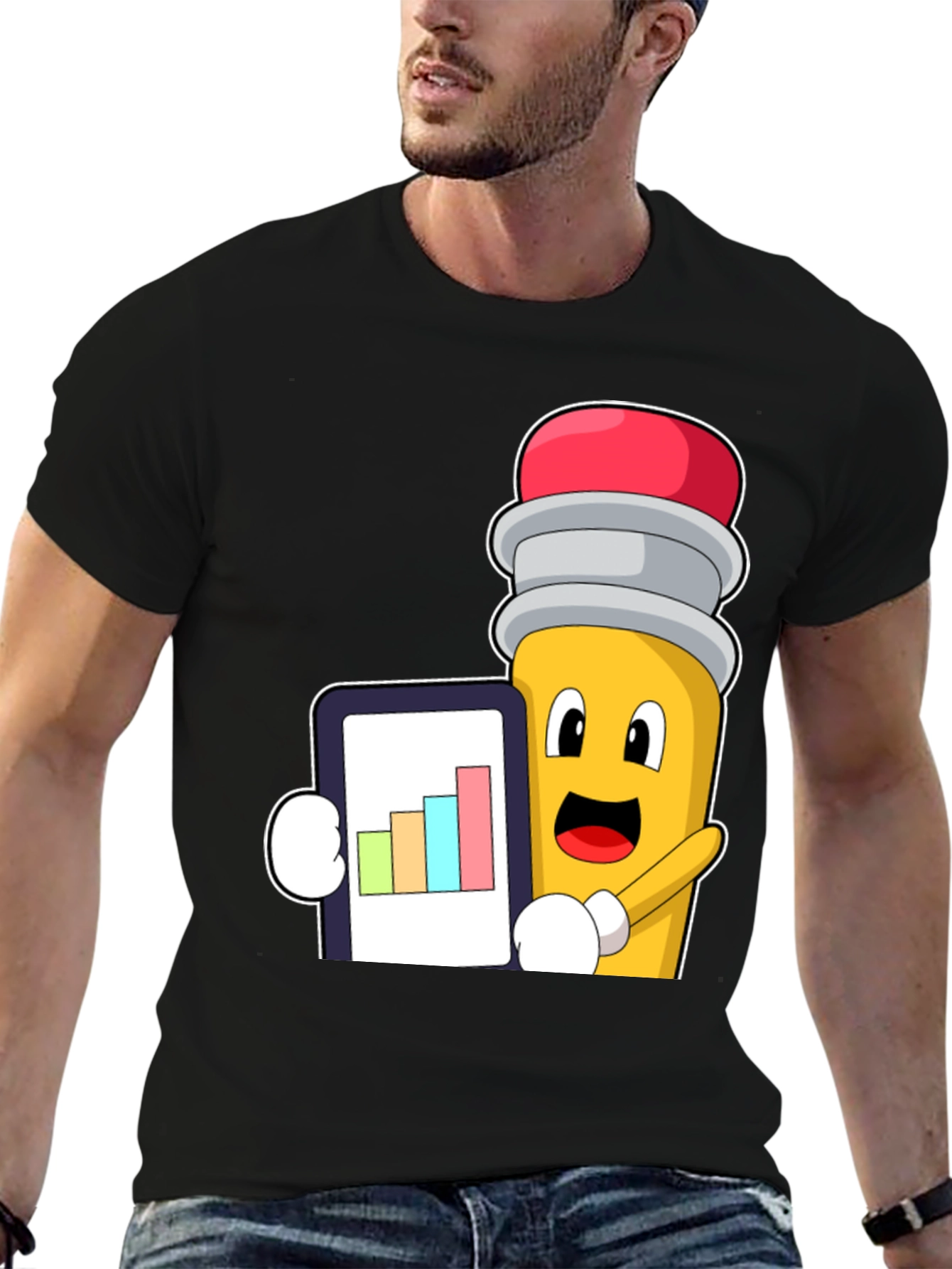 Pencil Pal Black T-Shirt