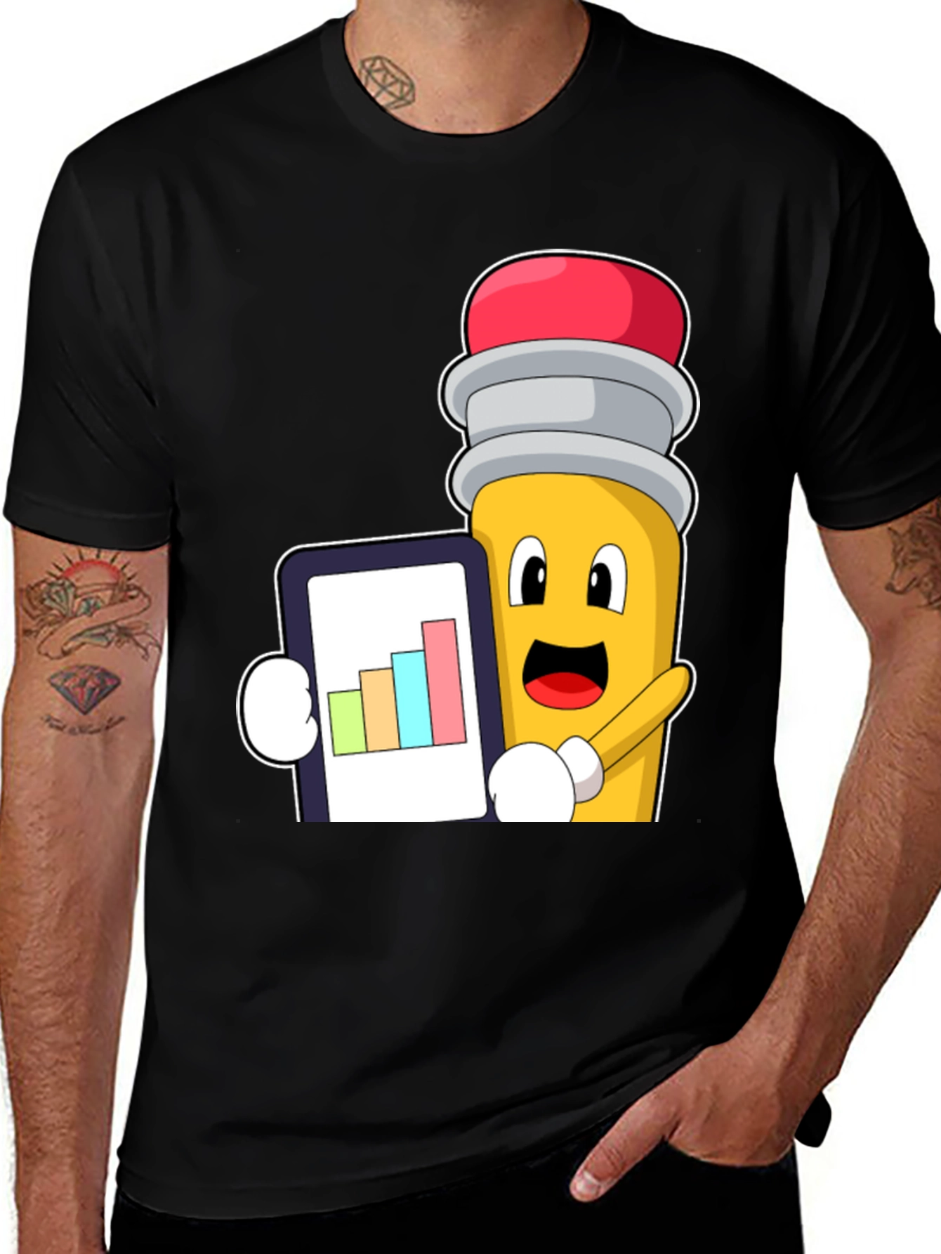 Pencil Pal Black T-Shirt