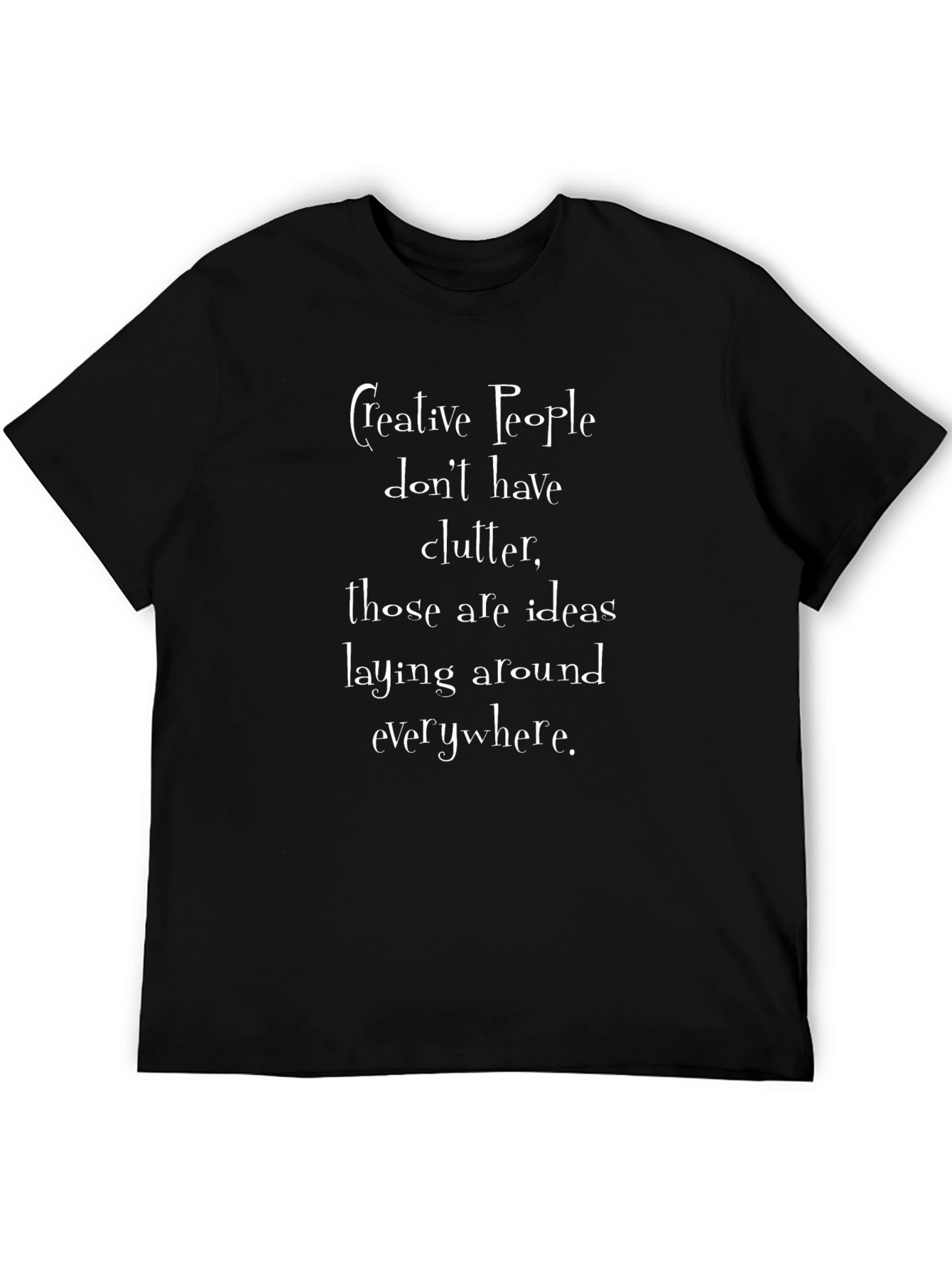 Creative People Ideas T-Shirt - Black