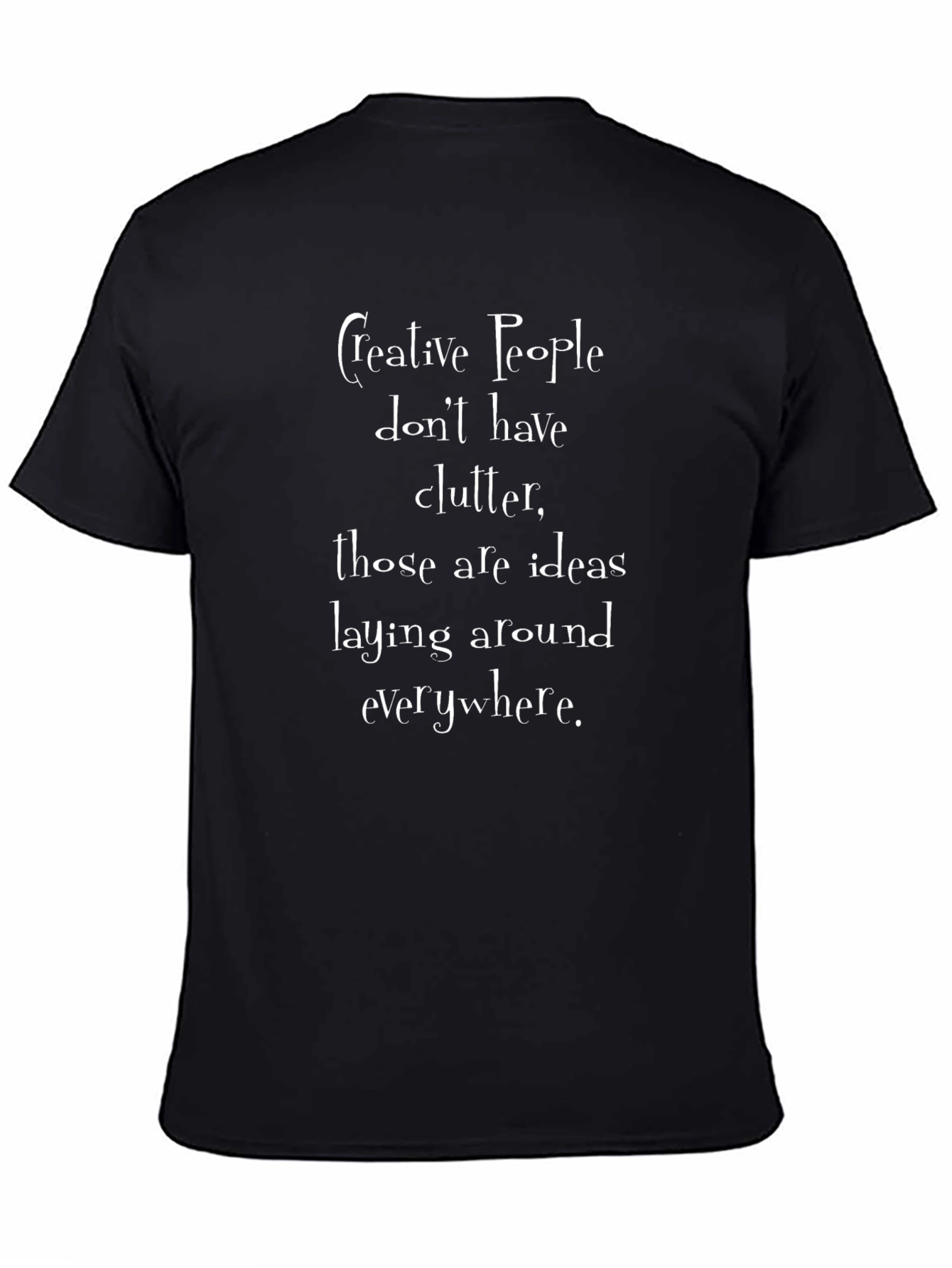 Creative People Ideas T-Shirt - Black