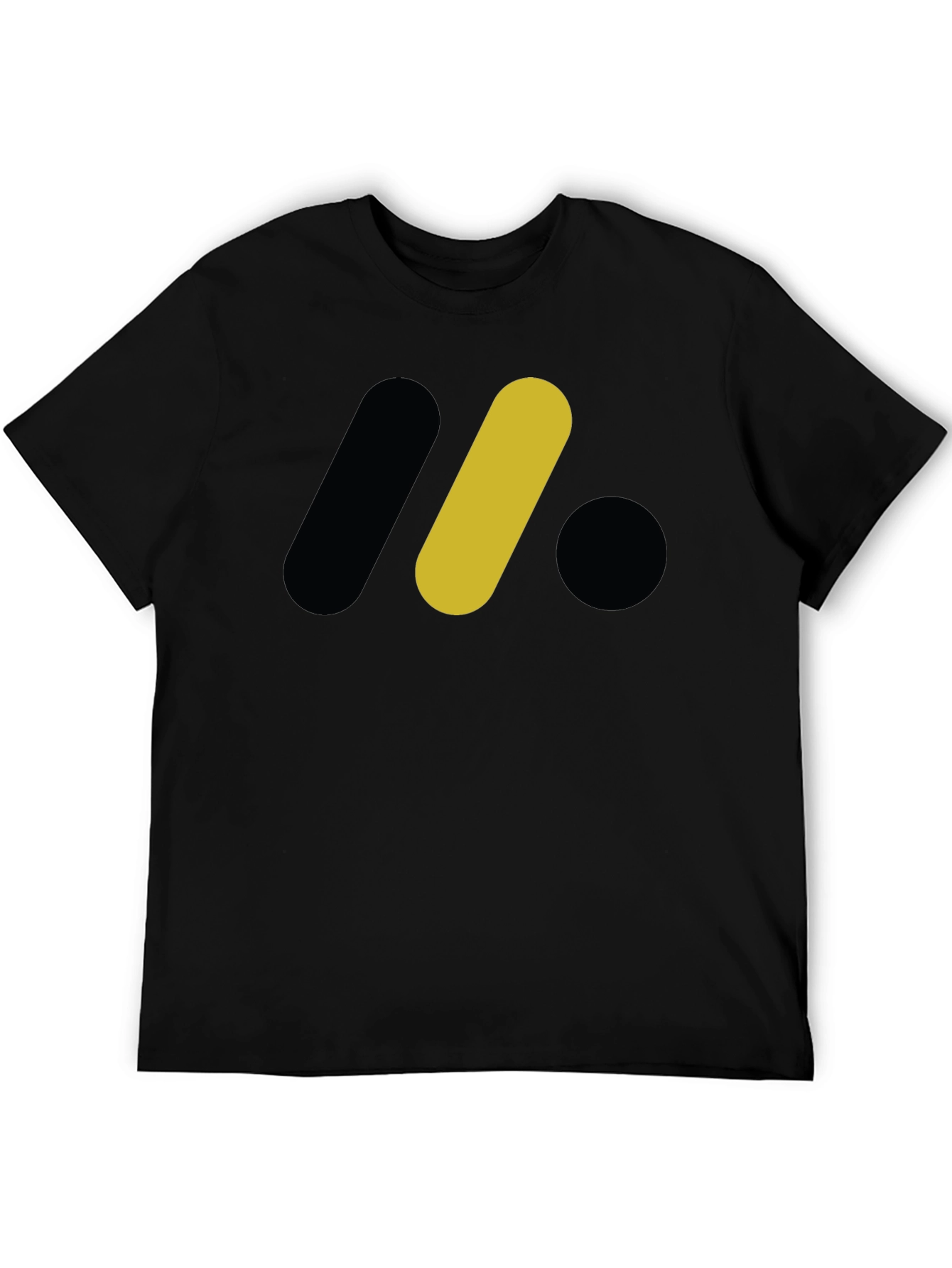 Abstract Graphic Tee - Black