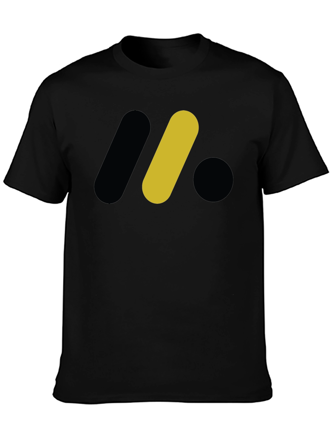 Abstract Graphic Tee - Black