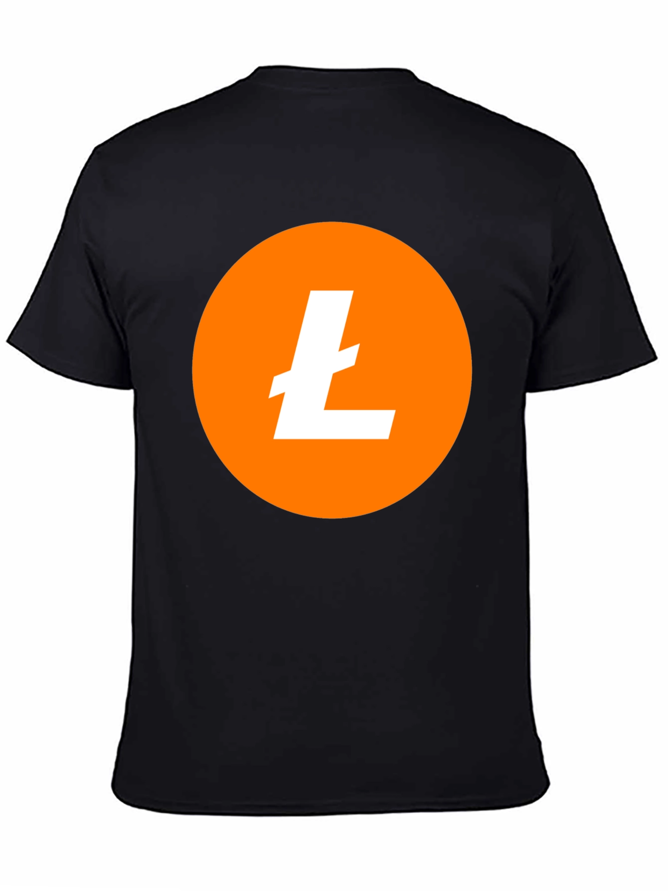 Litecoin Crypto T-Shirt - Orange Circle Design