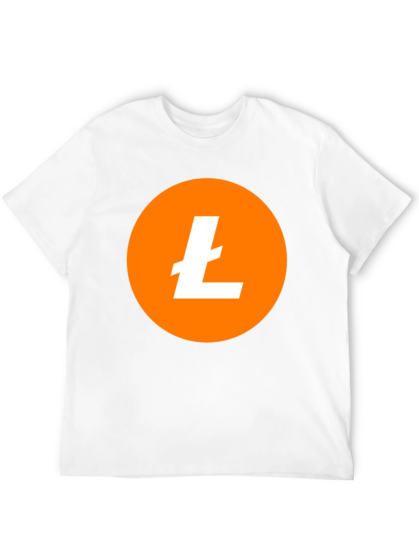 Litecoin Crypto T-Shirt - Orange Circle Design